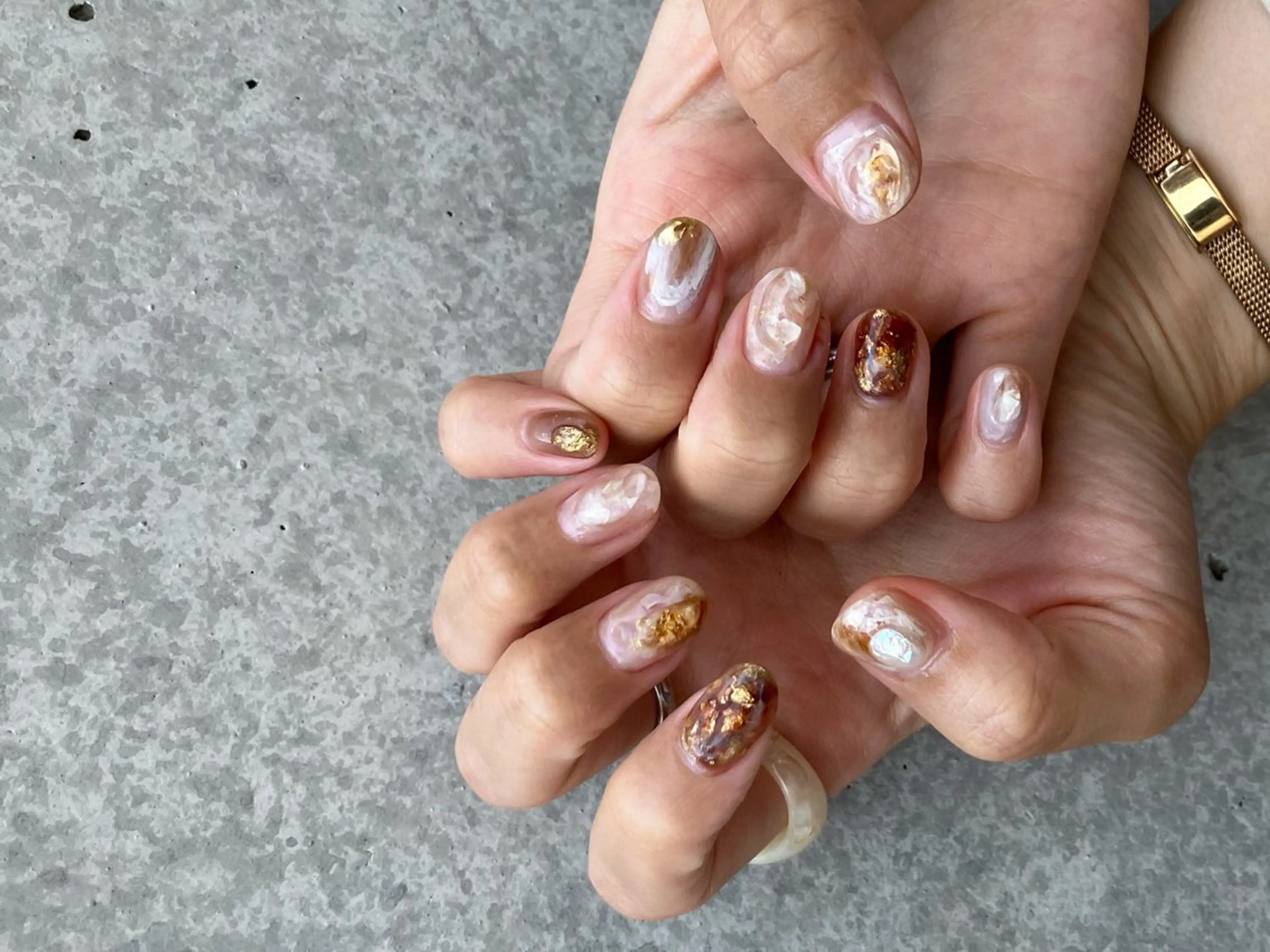 ネイル アートネイル 長さ出し ジェルネイル 氷ネイル・うるうるネイル マットネイル ハンドネイル nail salon Soeurのネイルデザイン