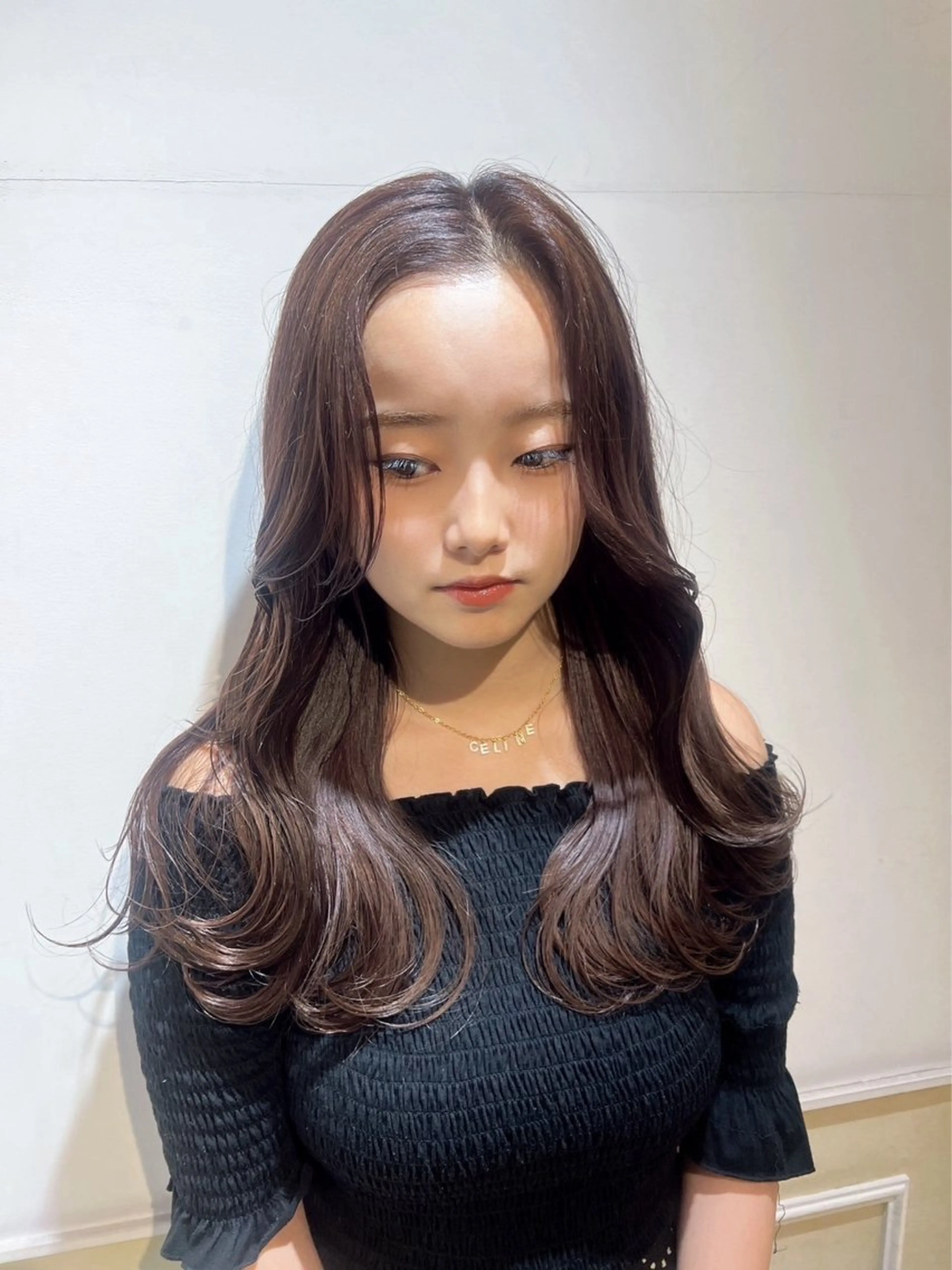 ロング カラー カット ヘアカラー トリートメント 💎髪質改善／艶髪 荻原💎のヘアスタイル