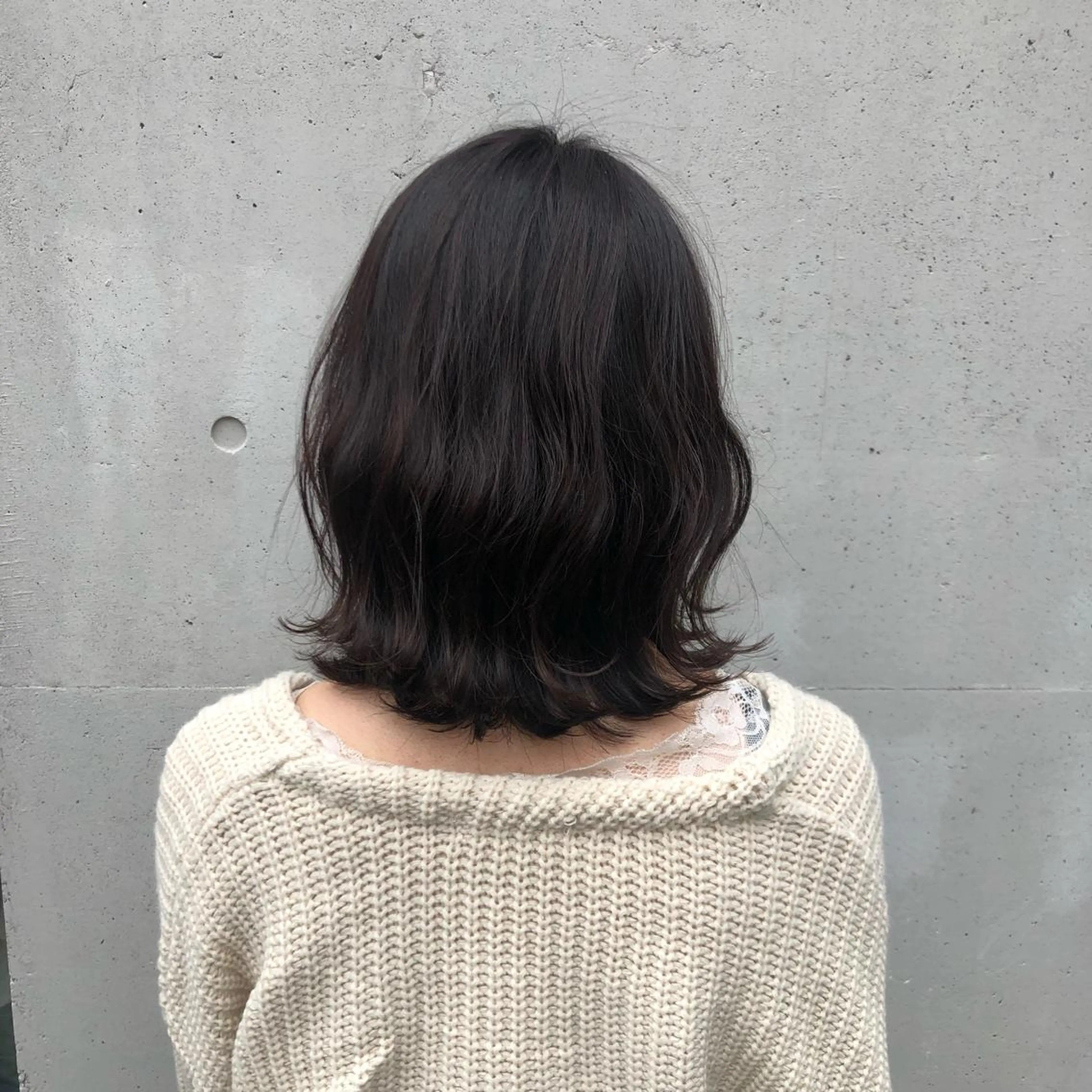 セミロング カラー ブラウンカラー ラベンダーカラー ラベンダーブラウン カット ヘアカラー トリートメント 酸性縮毛矯正🧴韓国 レイヤー/髪質改善のヘアスタイル