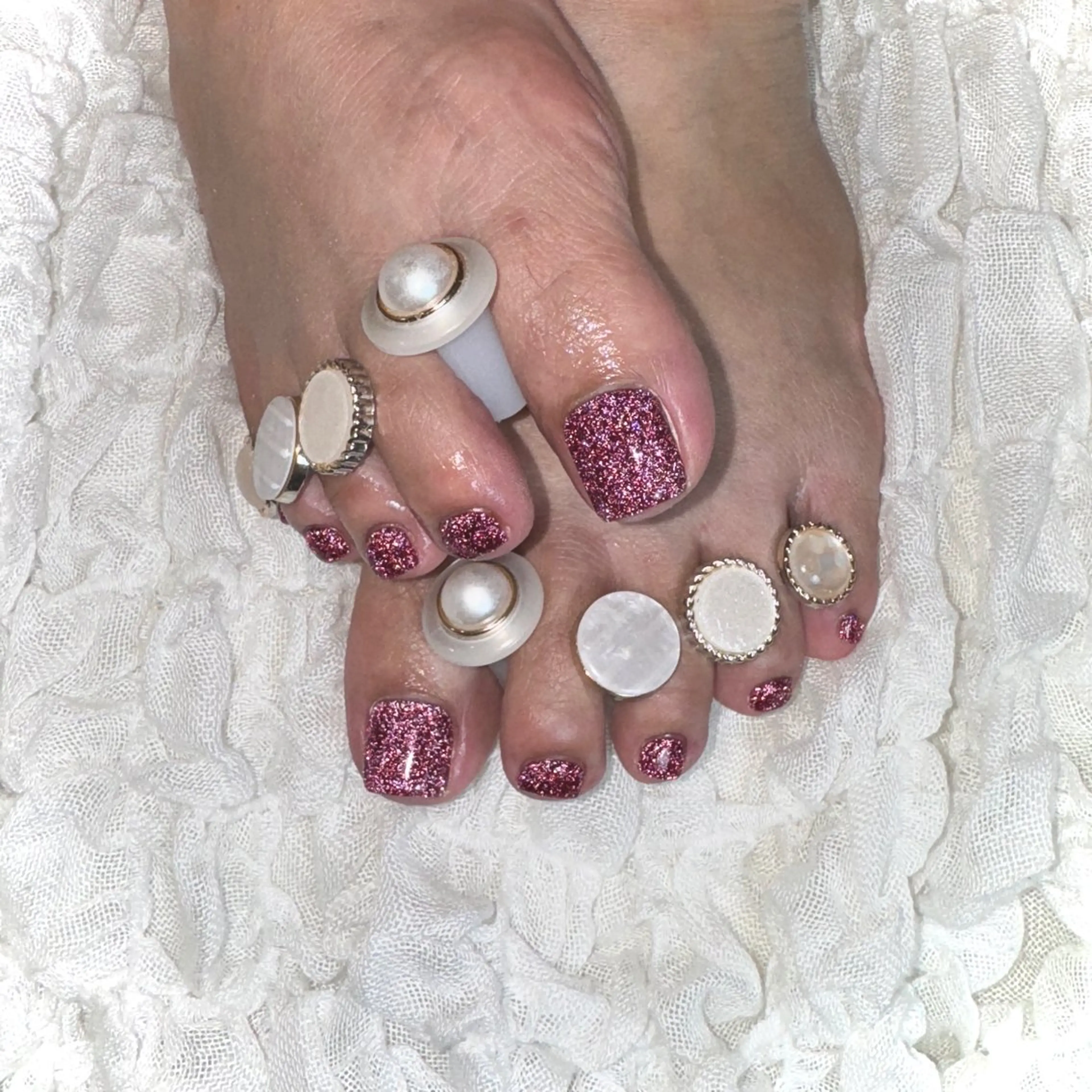 ネイル フラッシュネイル フットネイル フットネイル Dig.nail ririaのネイルデザイン