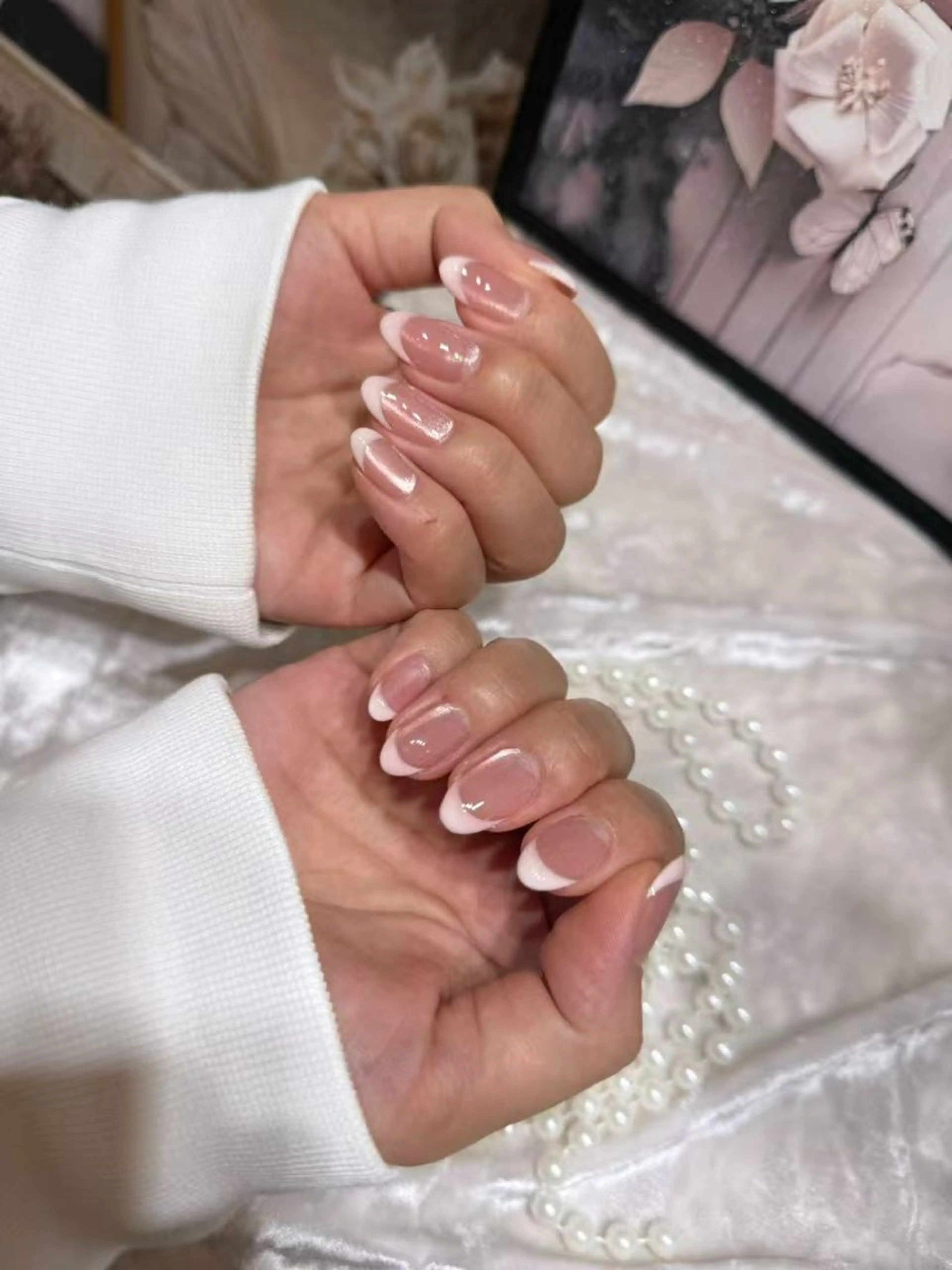 ネイル アートネイル フットネイル フレンチネイル ジェルネイル ハート Babarla Nailのネイルデザイン
