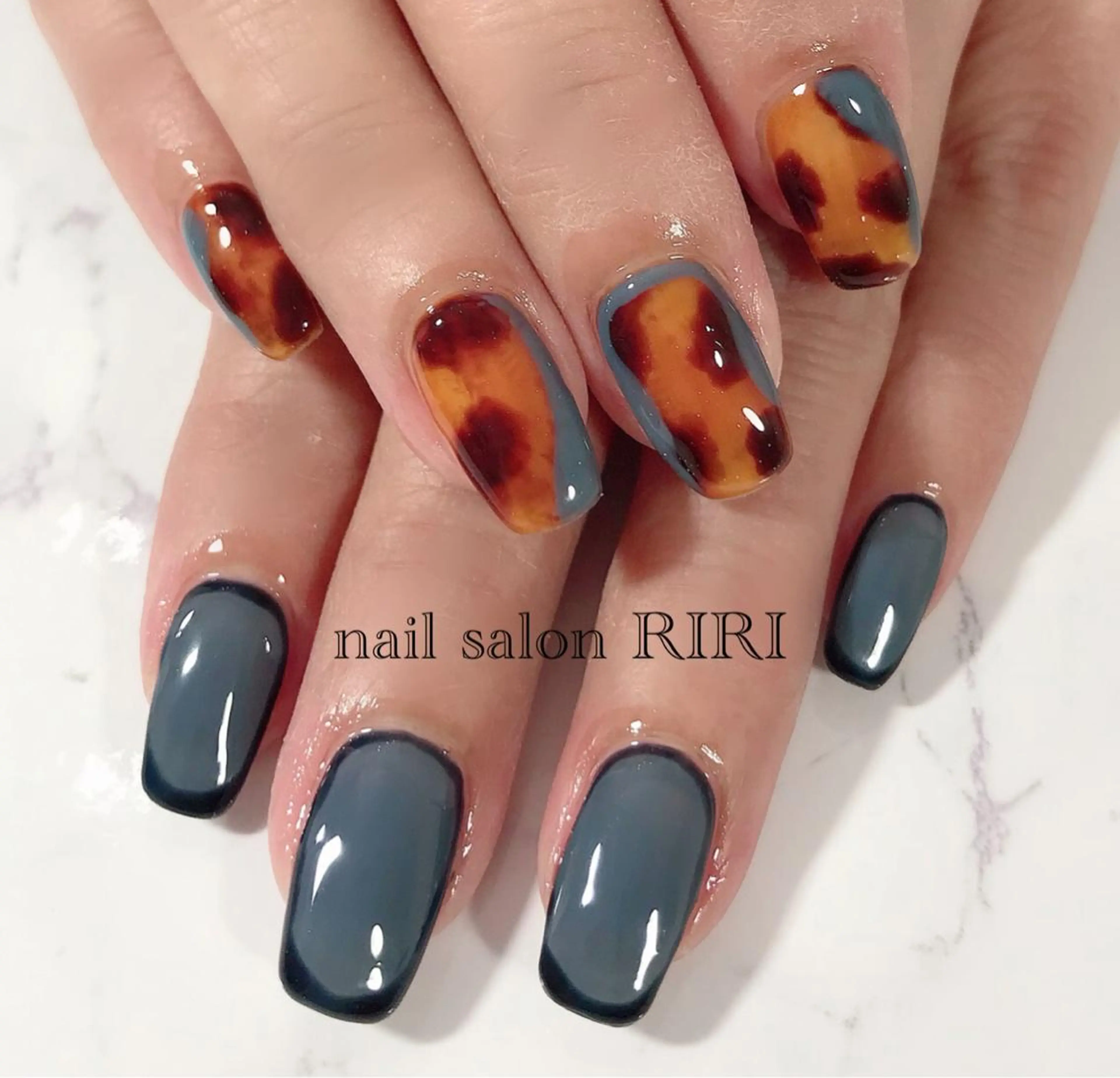 ネイル べっ甲ネイル private  nail  salon RIRI所属・RIRI リリのネイルデザイン