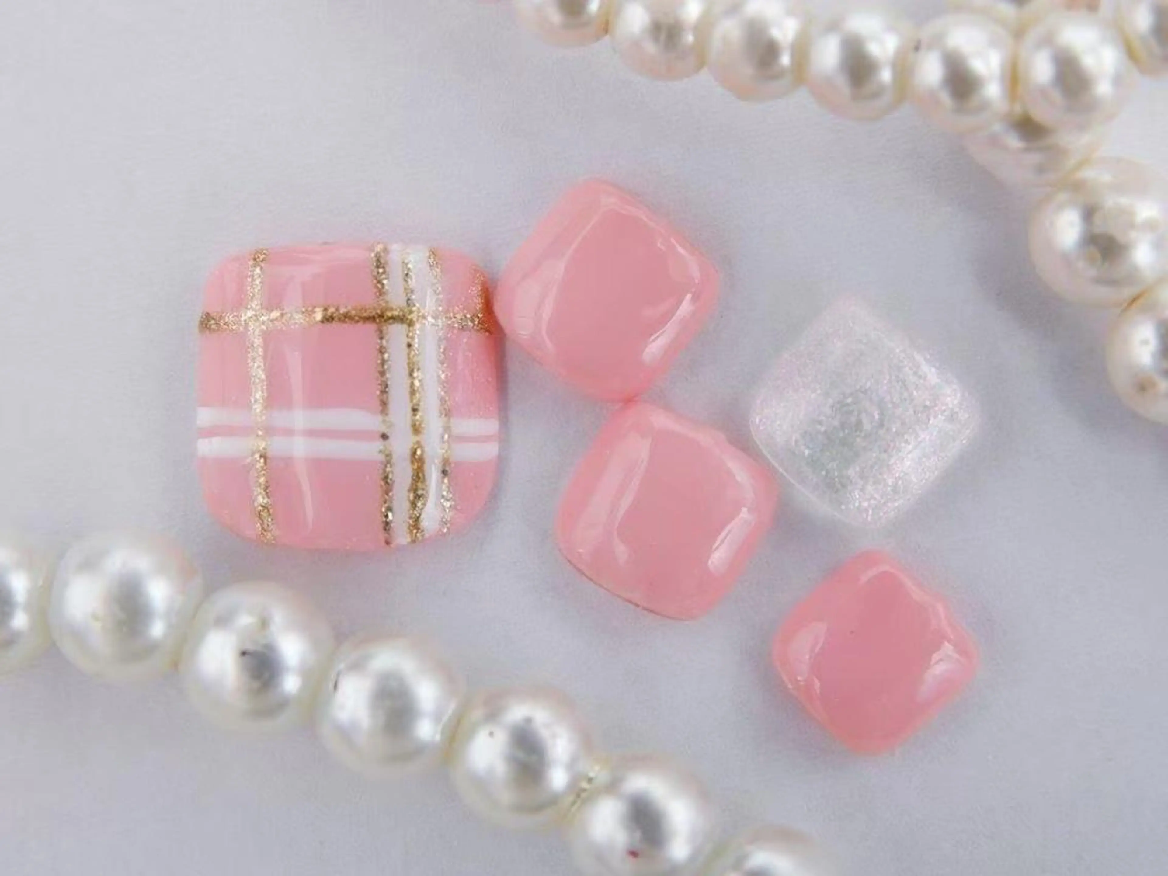 ネイル 桜ネイル 成人式 長さ出し フラッシュネイル フットネイル 💗🪽Tiary Nail🪽💗のネイルデザイン
