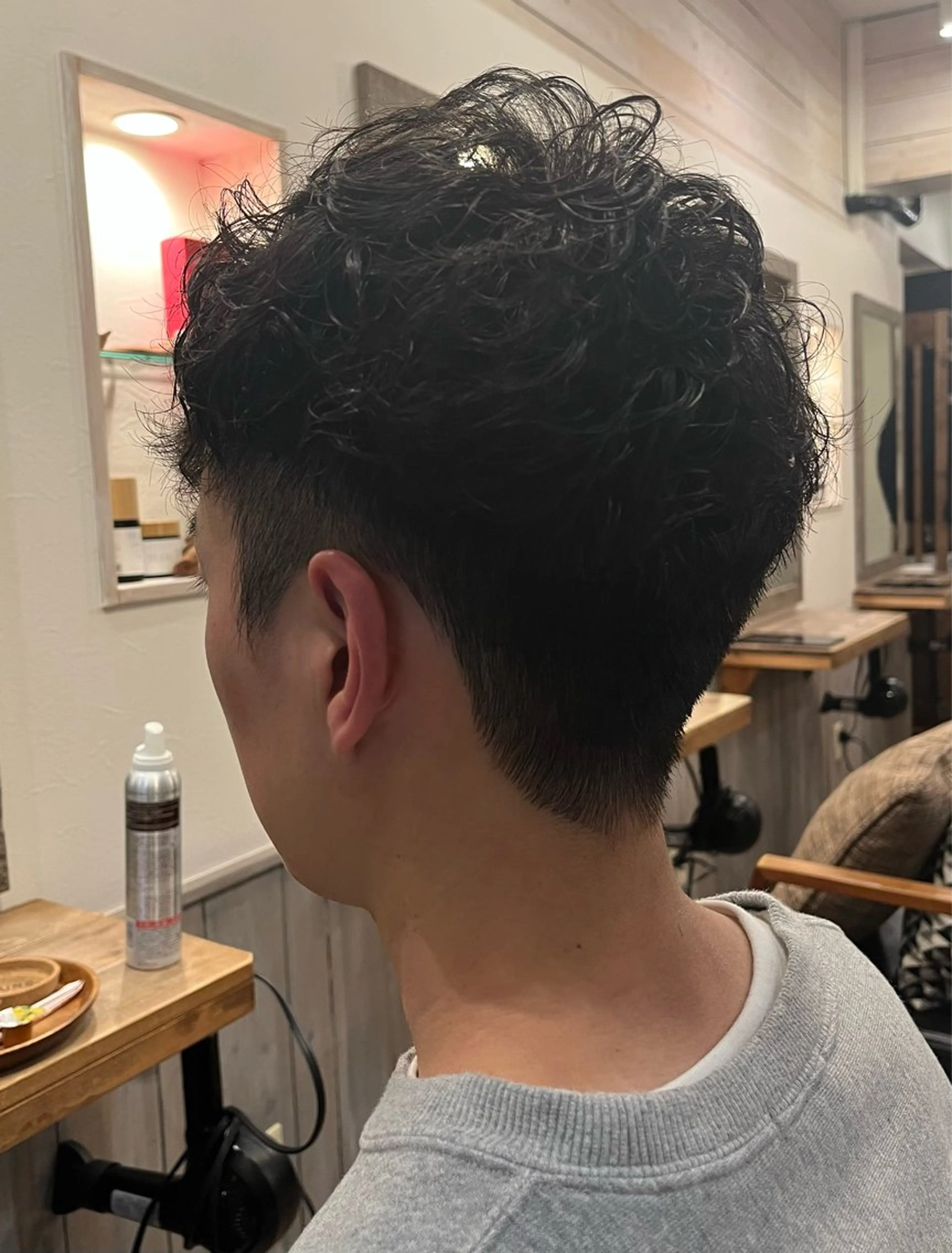 パーマ メンズ メンズパーマ 刈り上げ カット パーマ トリートメント ふ くのヘアスタイル