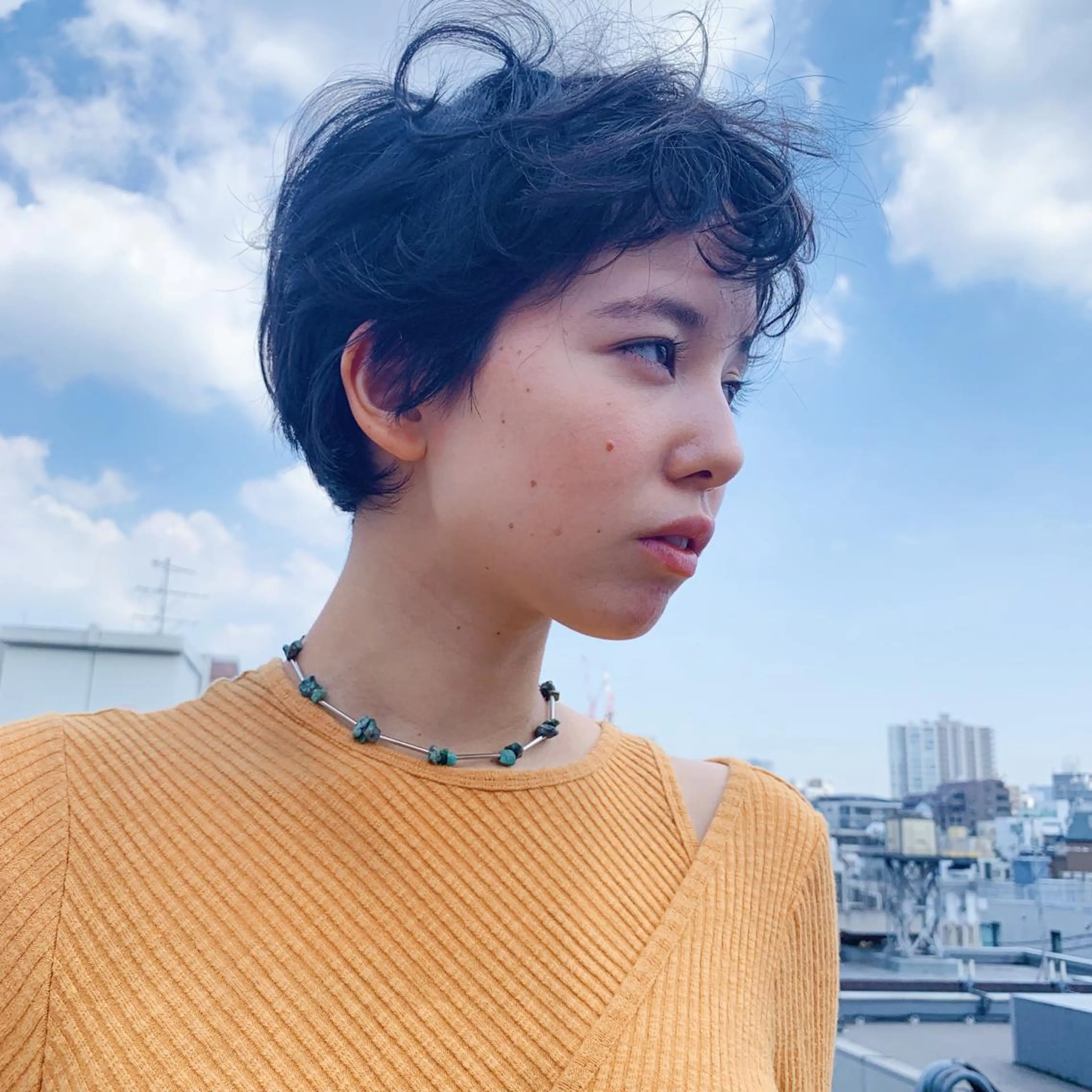 ショート くせ毛 ショートヘア カット トリートメント ヘアセット ブリーチカラーNo. 1🌈 RYOGAのヘアスタイル