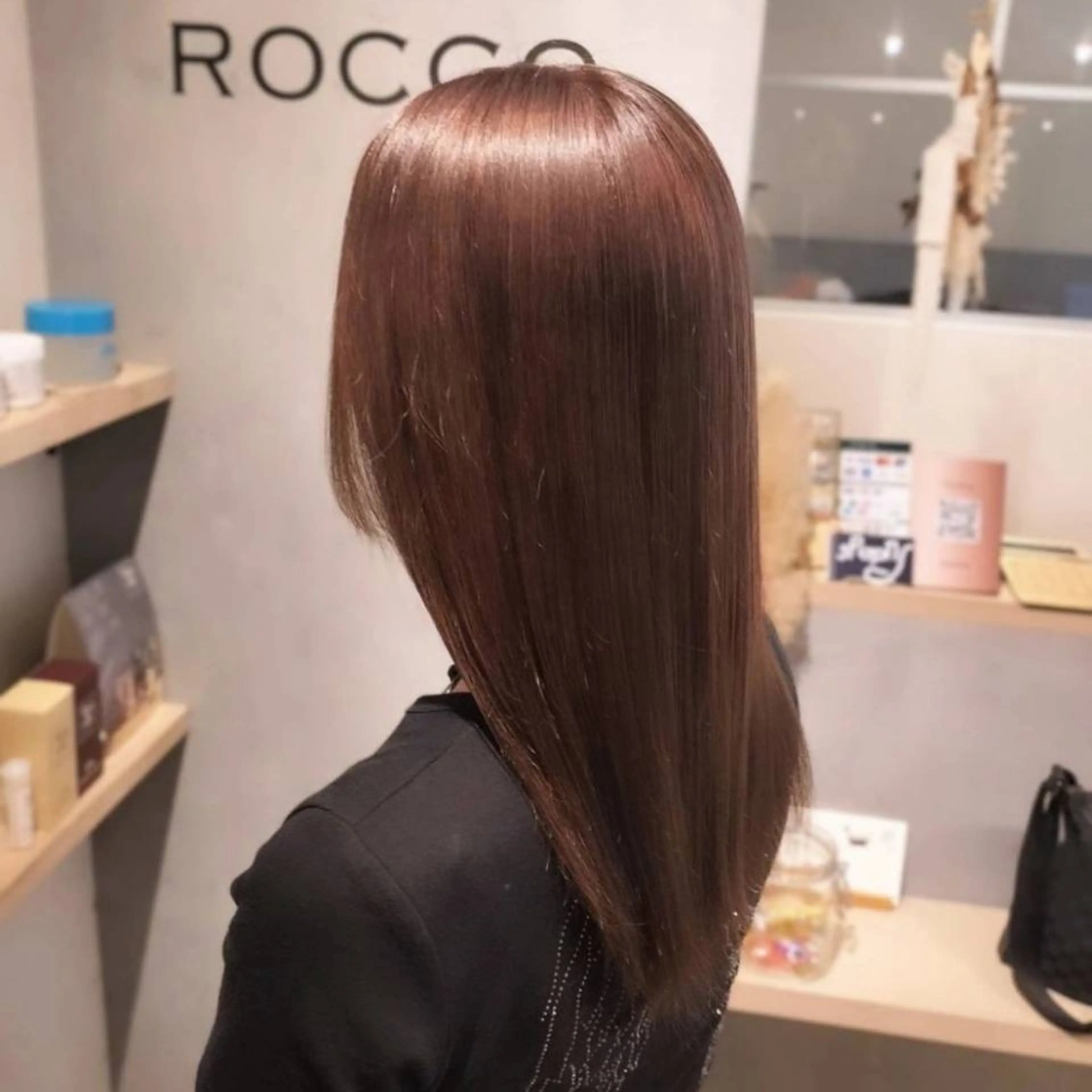 セミロング カラー ハイトーンカラー ヘアカラー HINAKO/ ROCCOのヘアスタイル