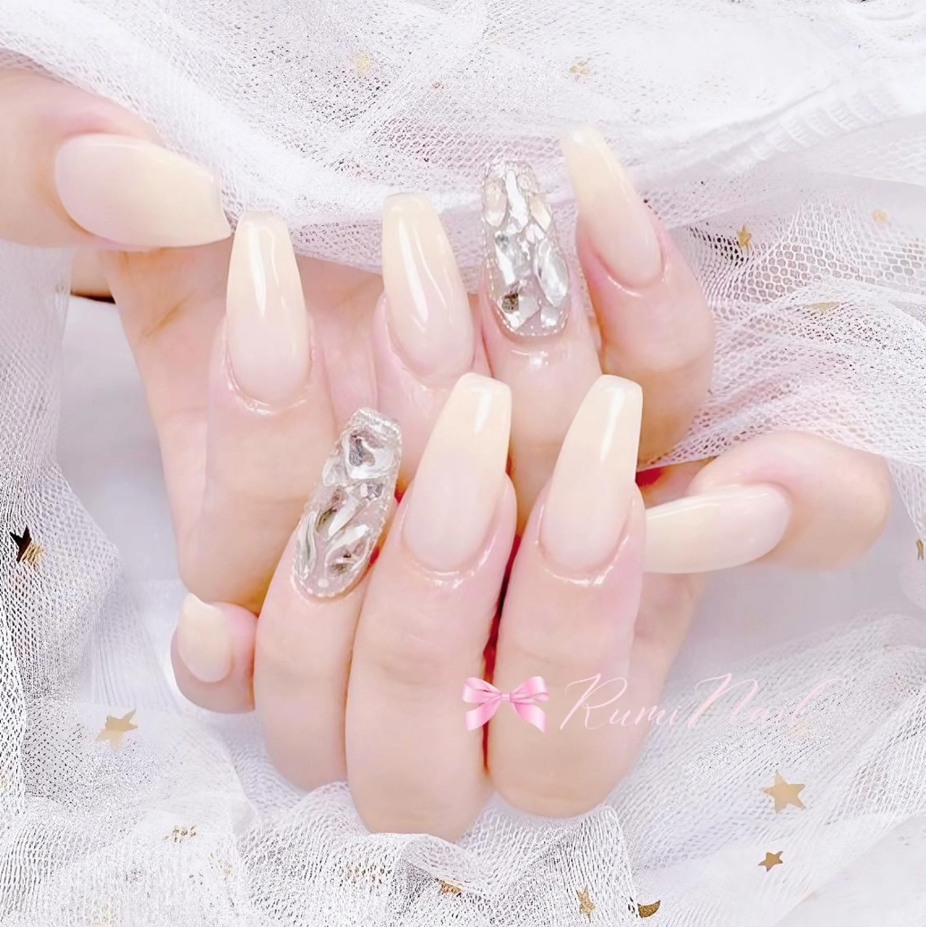 💎新規限定🎀ワンカラーorラメグラ8本➕️埋め尽くし2本 ¥4500 💎≪オフ別+1000≫の写真