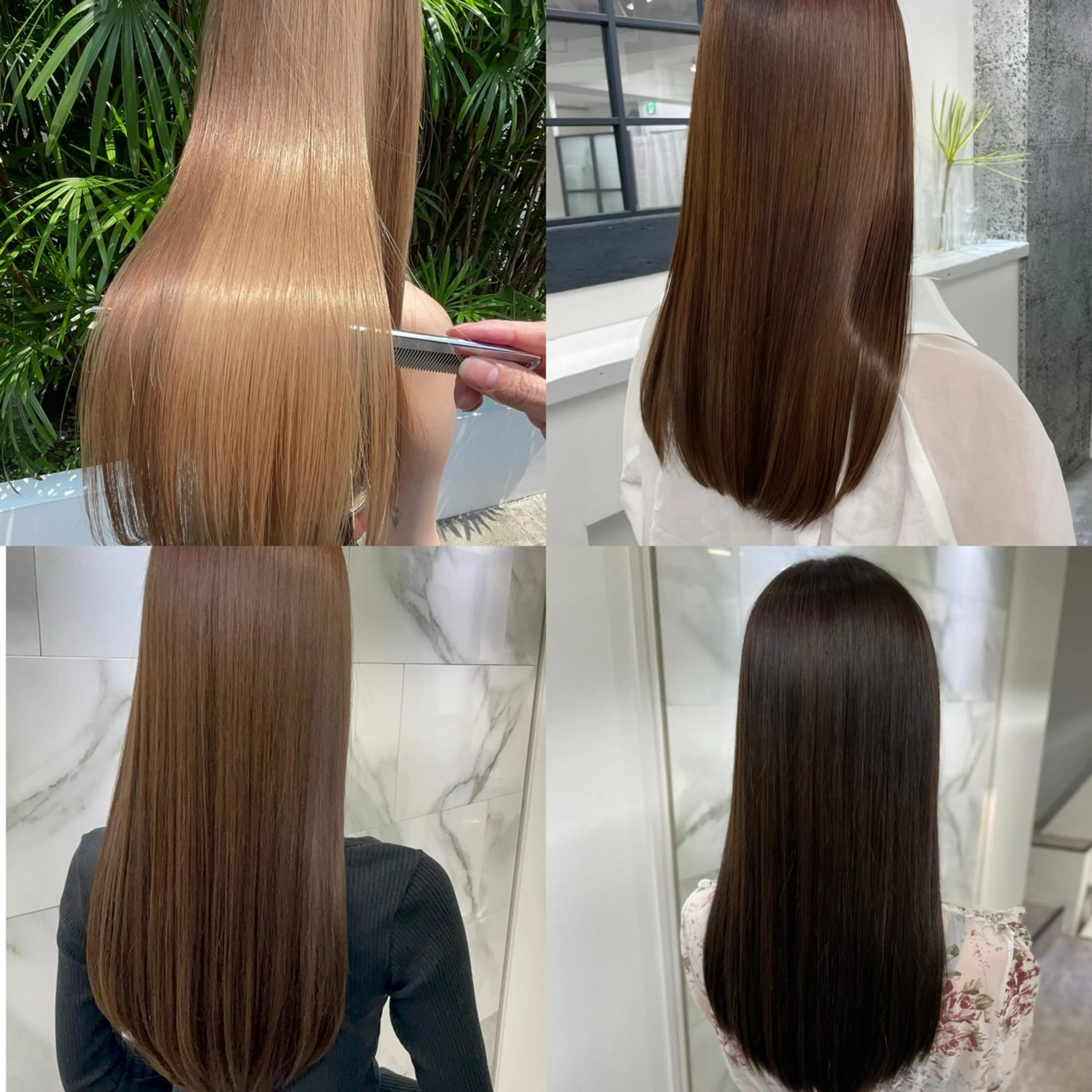 ミディアム カラー soigné所属・髪質改善カラー ショートボブ専門のヘアスタイル