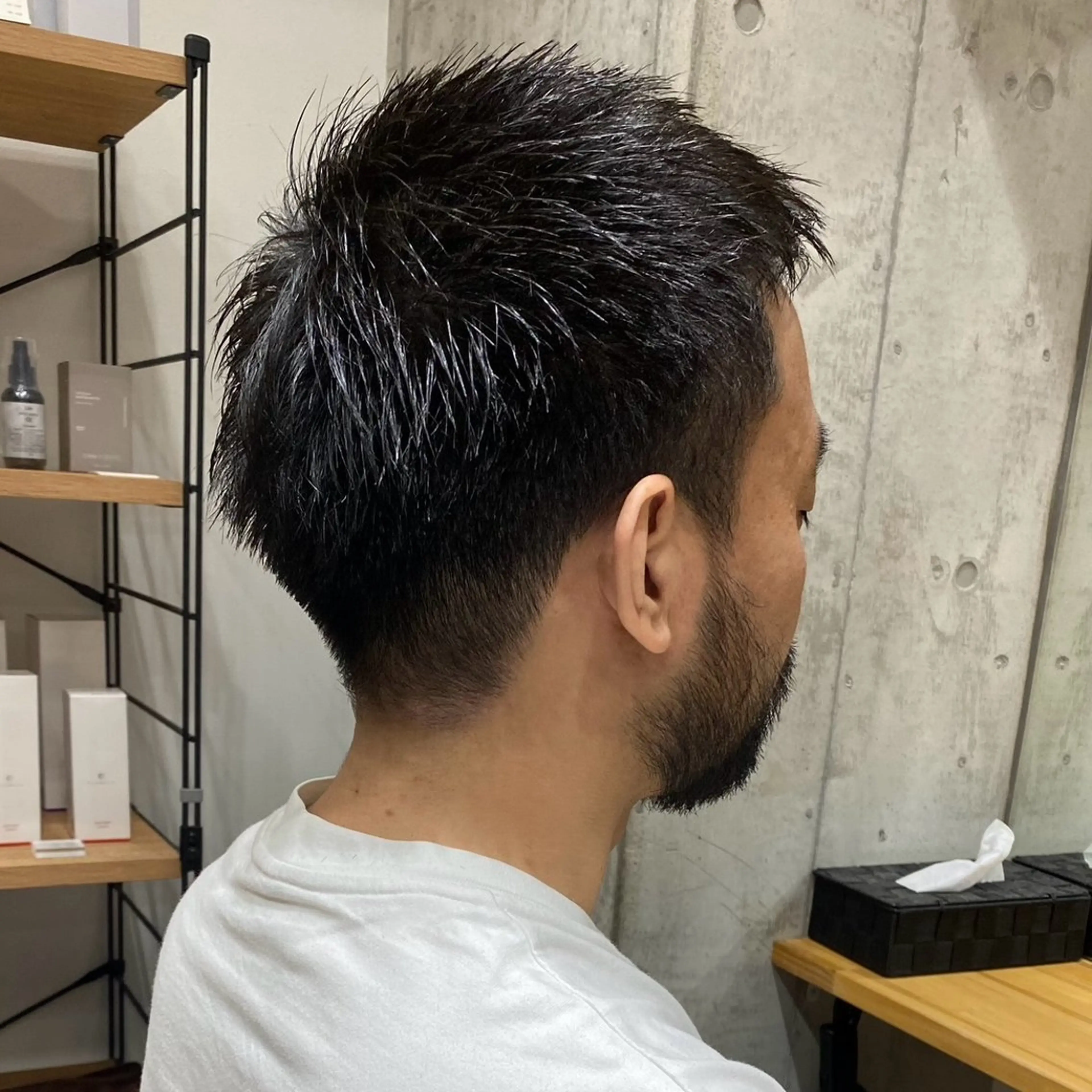 メンズ カット 透明感カラー /艶カラー/井上あいのヘアスタイル