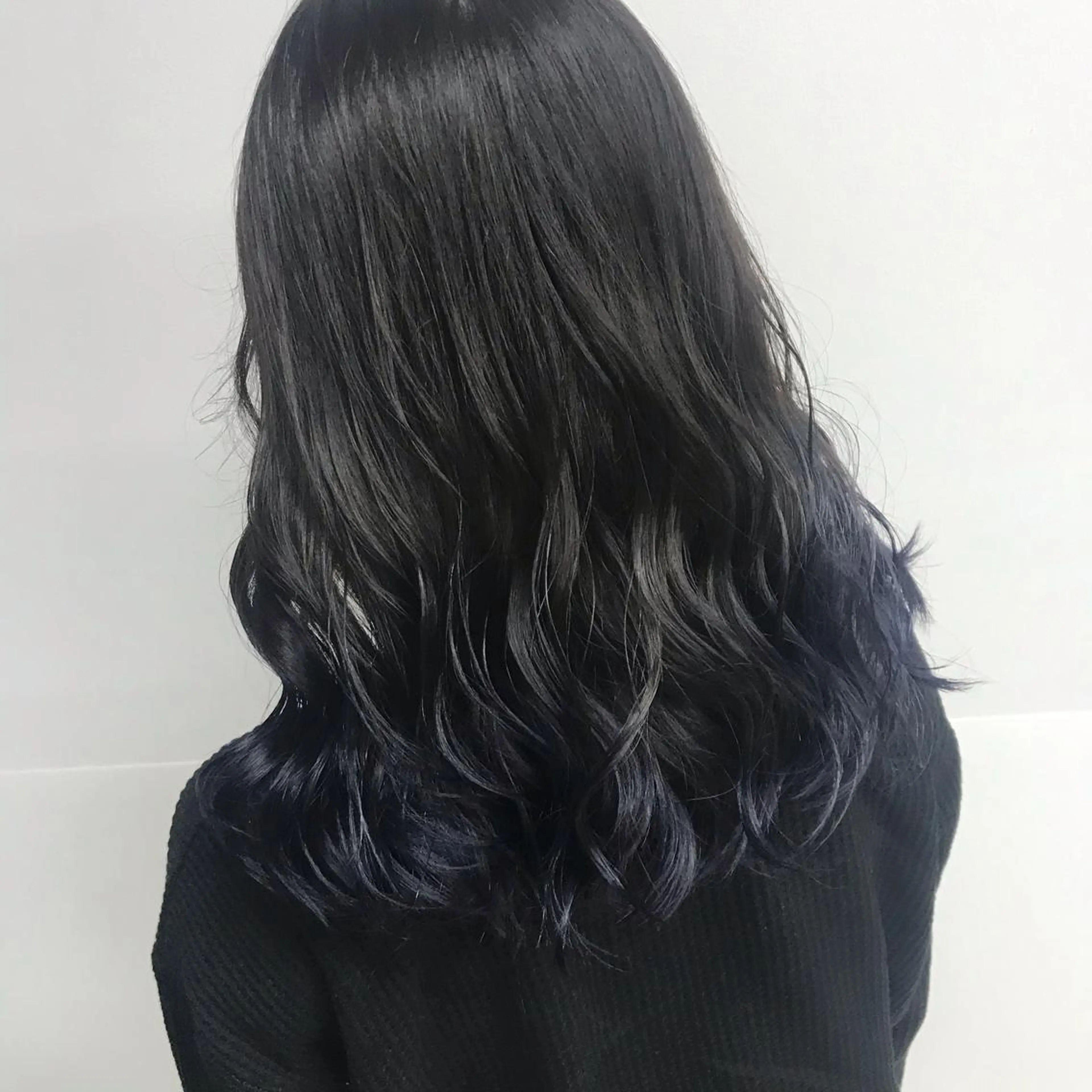 ミディアム ヘアカラー 横山 奈央のヘアスタイル