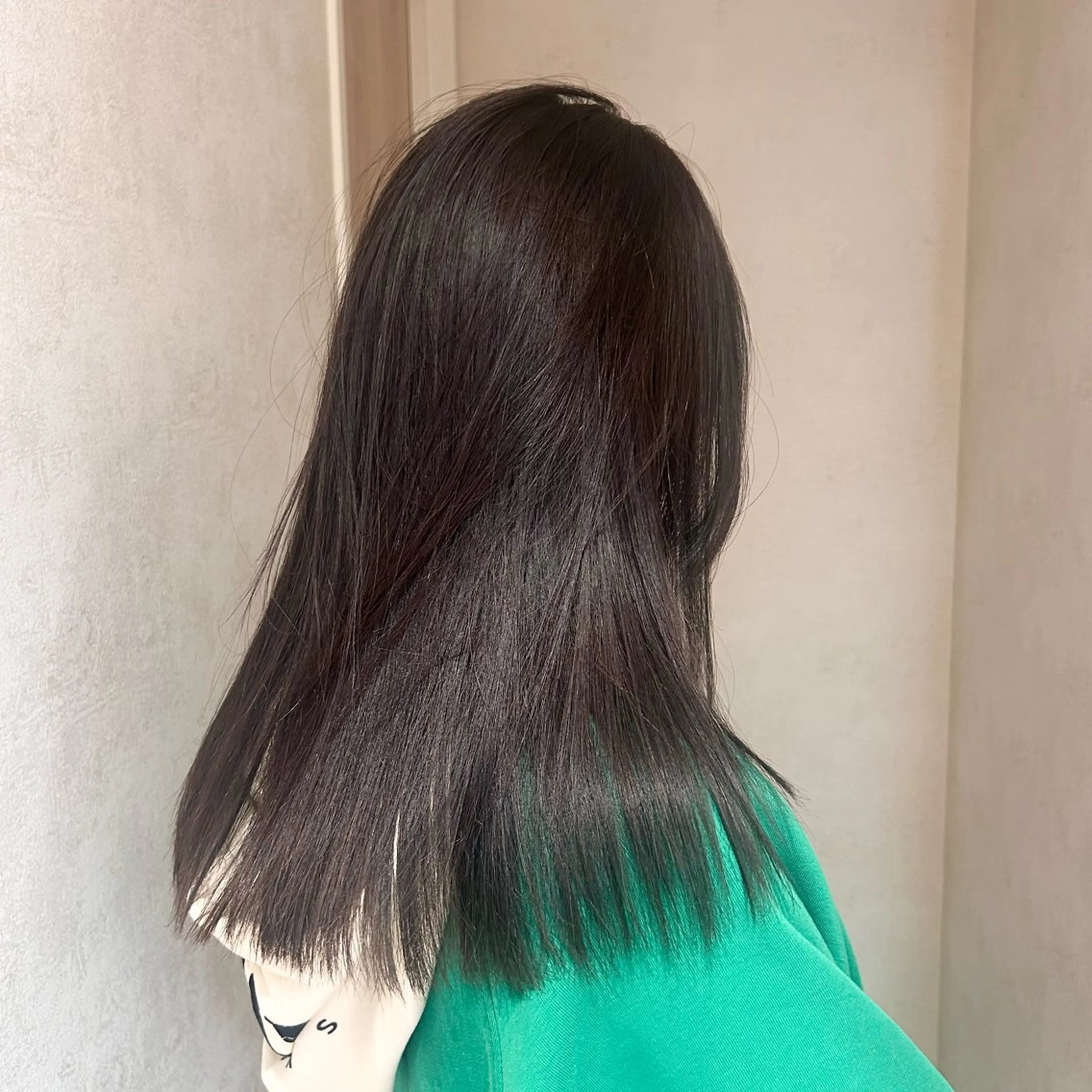 セミロング ヘアカラー トリートメント 透明感カラー/ トリートメント🌷のヘアスタイル