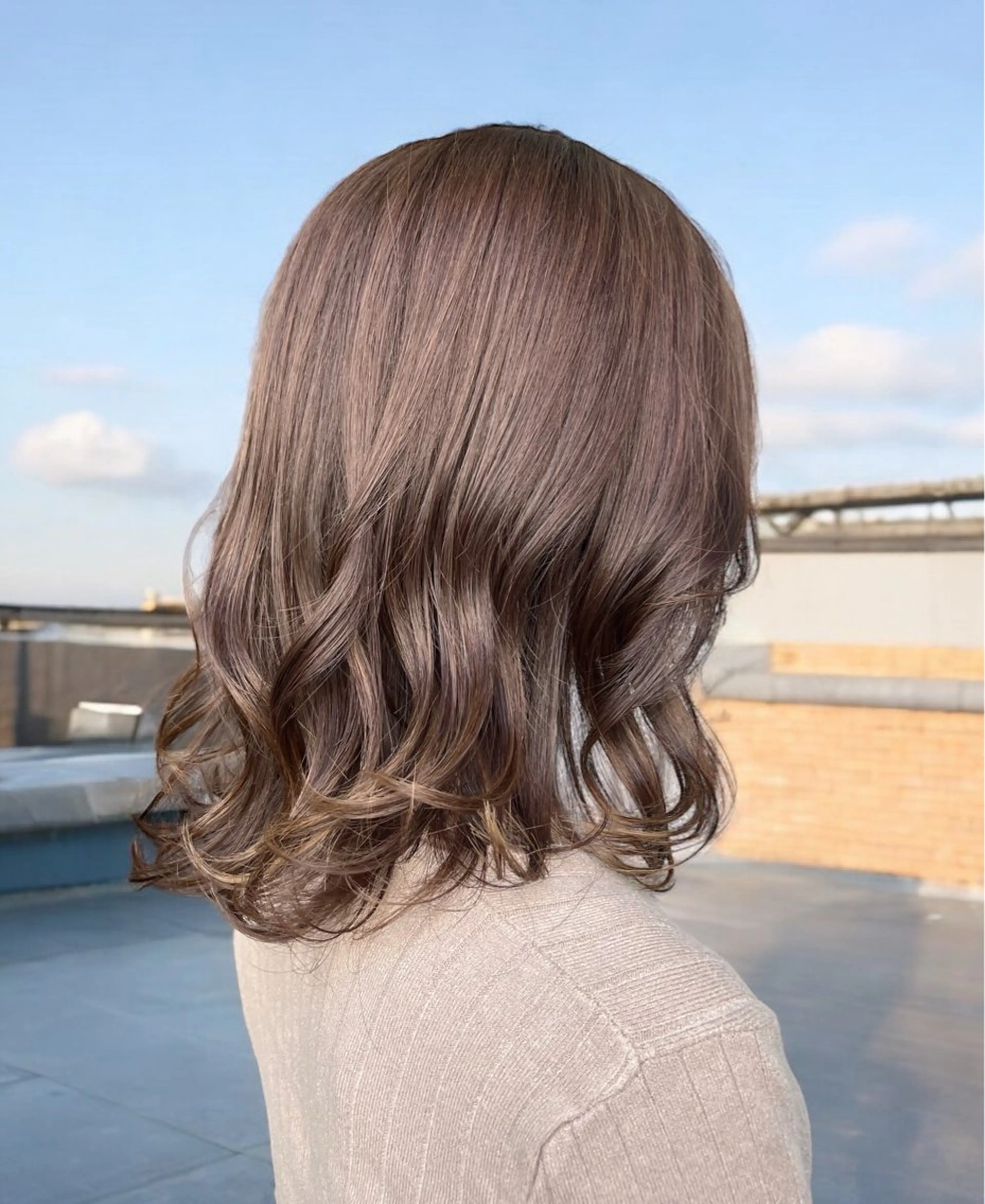 ミディアム ヘアカラー トリートメント Eir 神戸所属・髪質改善/縮毛矯正 長井 美佐子のヘアスタイル