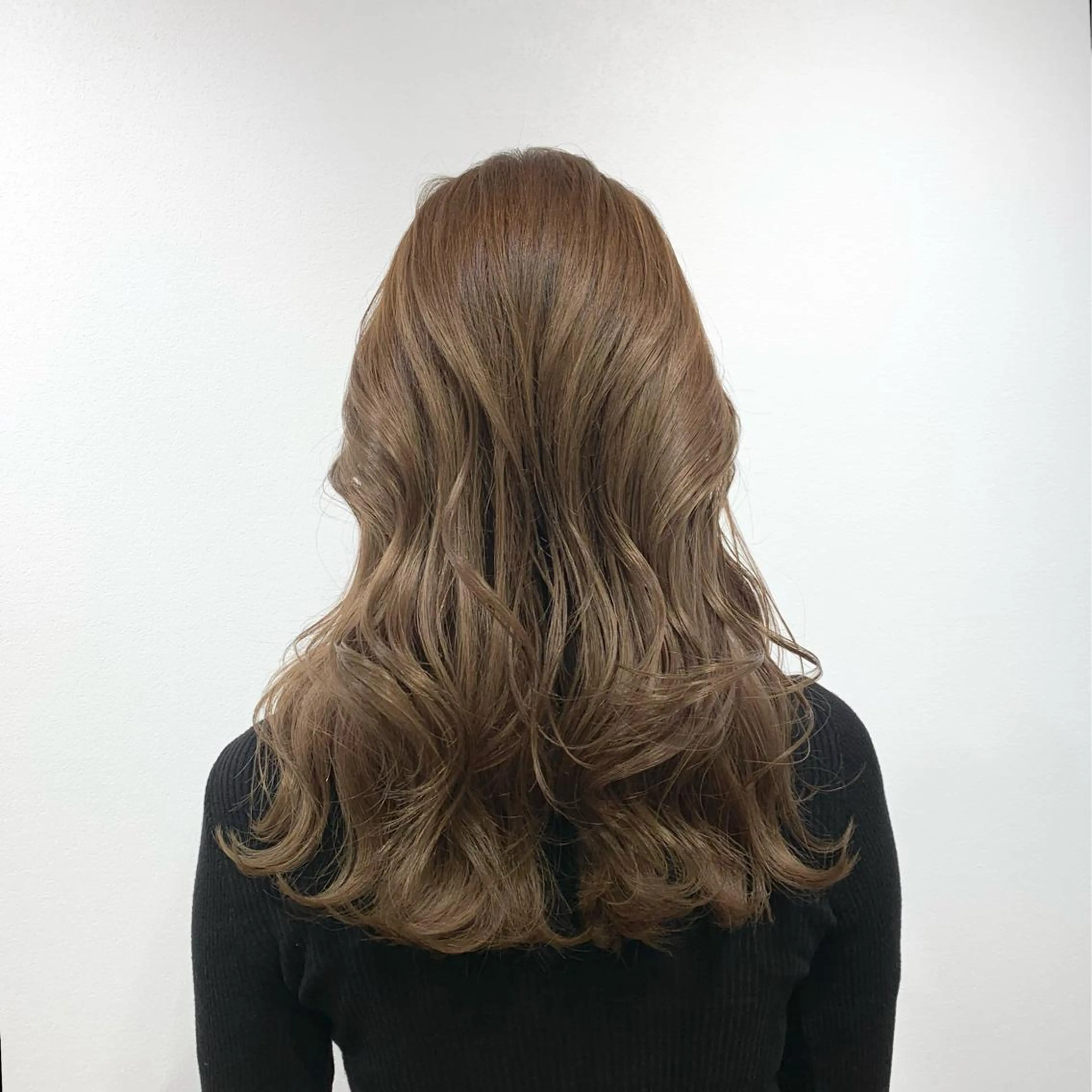 ロング カラー ヘアアレンジ キヨミ 韓国レイヤーカットのヘアスタイル