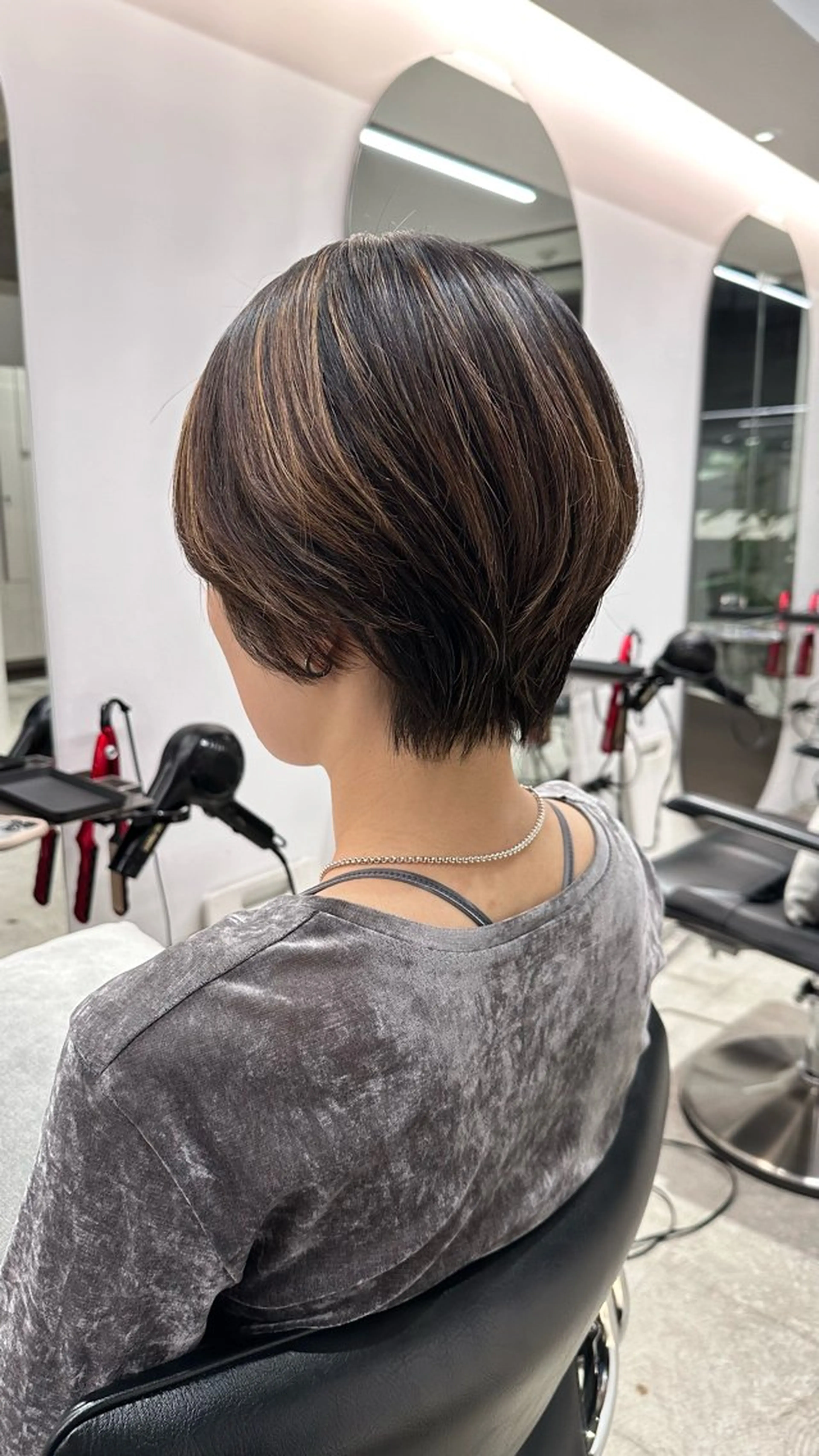 ショート ショートヘア あいこ/レイヤー カット🌷蔵前のヘアスタイル