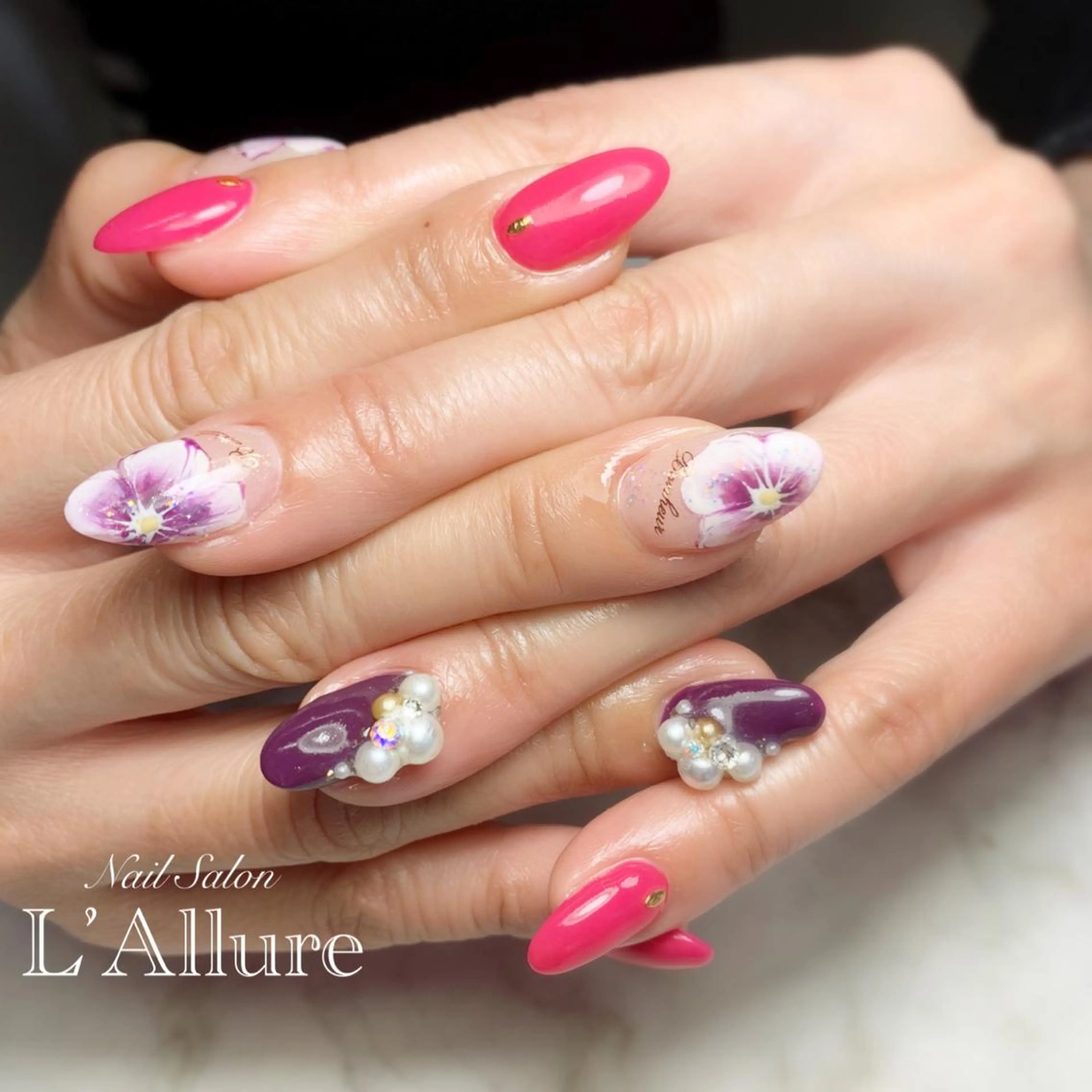 ネイル ハンドネイル Nail Salon L’Allureのネイルデザイン