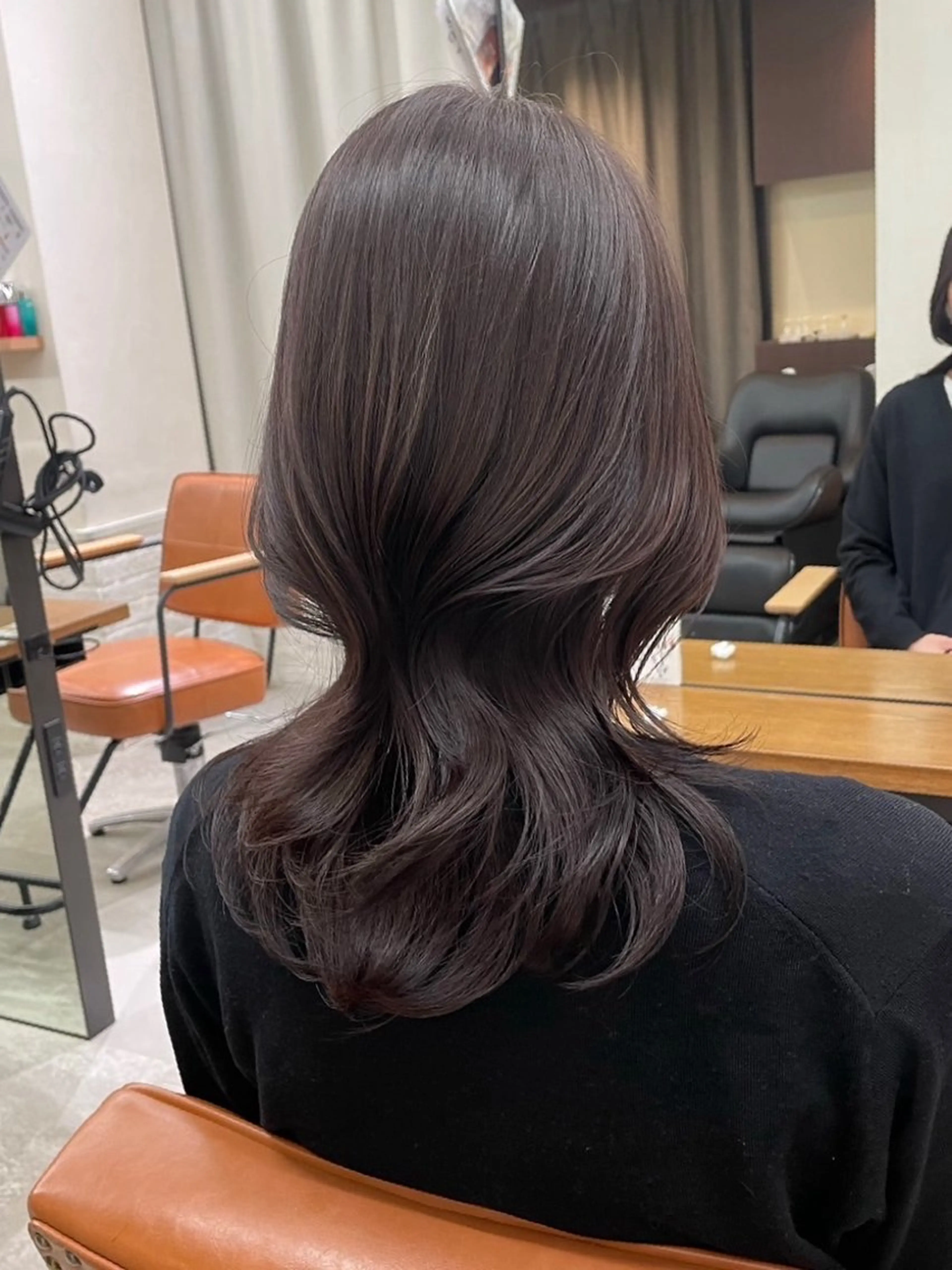 ミディアム カラー 髪質改善🤍艶カラー ゆいのヘアスタイル