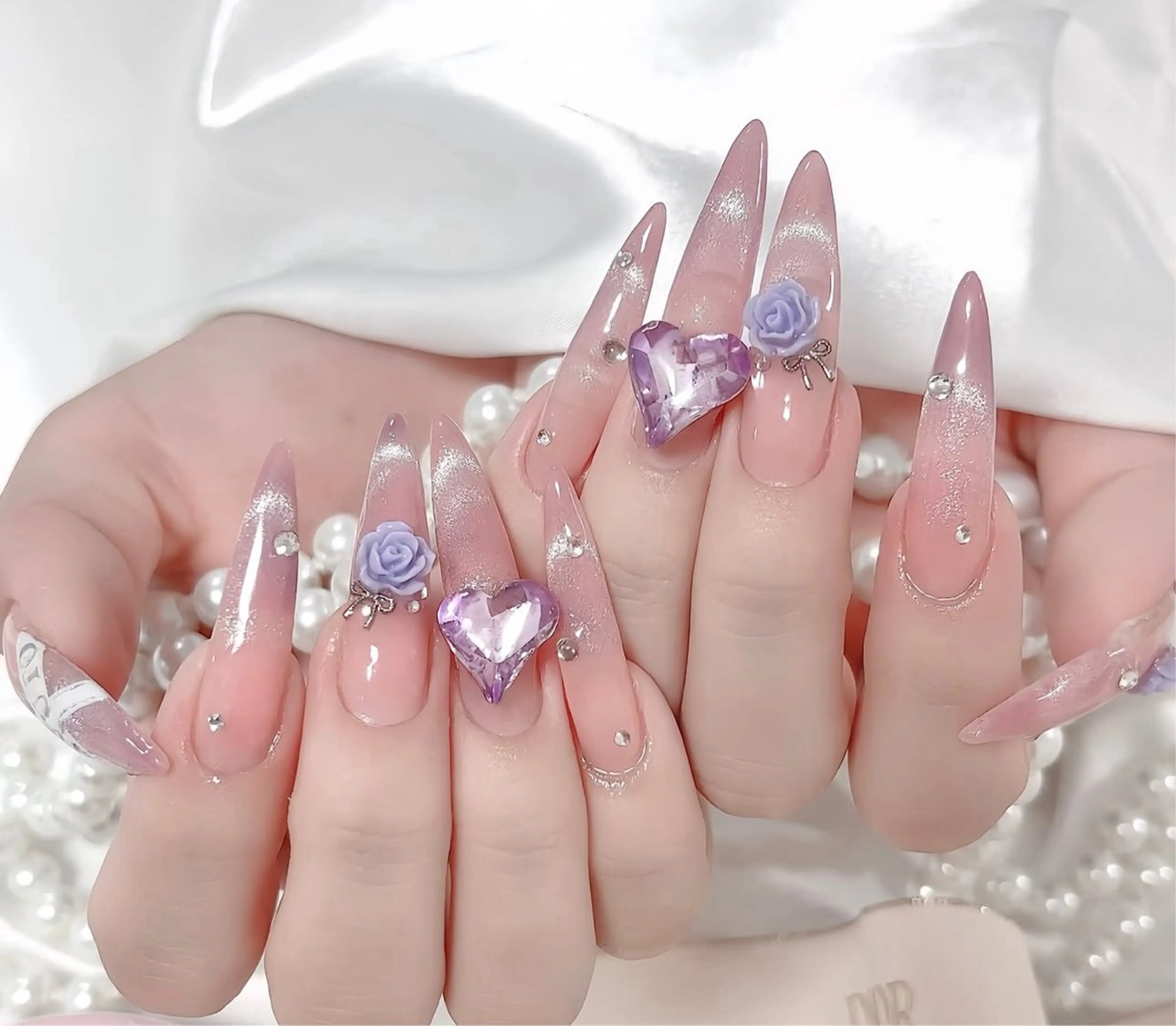 ネイル アートネイル 成人式 ジェルネイル ニュアンスネイル 夏ネイル ハンドネイル H.baby Nai Salon所属・neco H.babynailのネイルデザイン