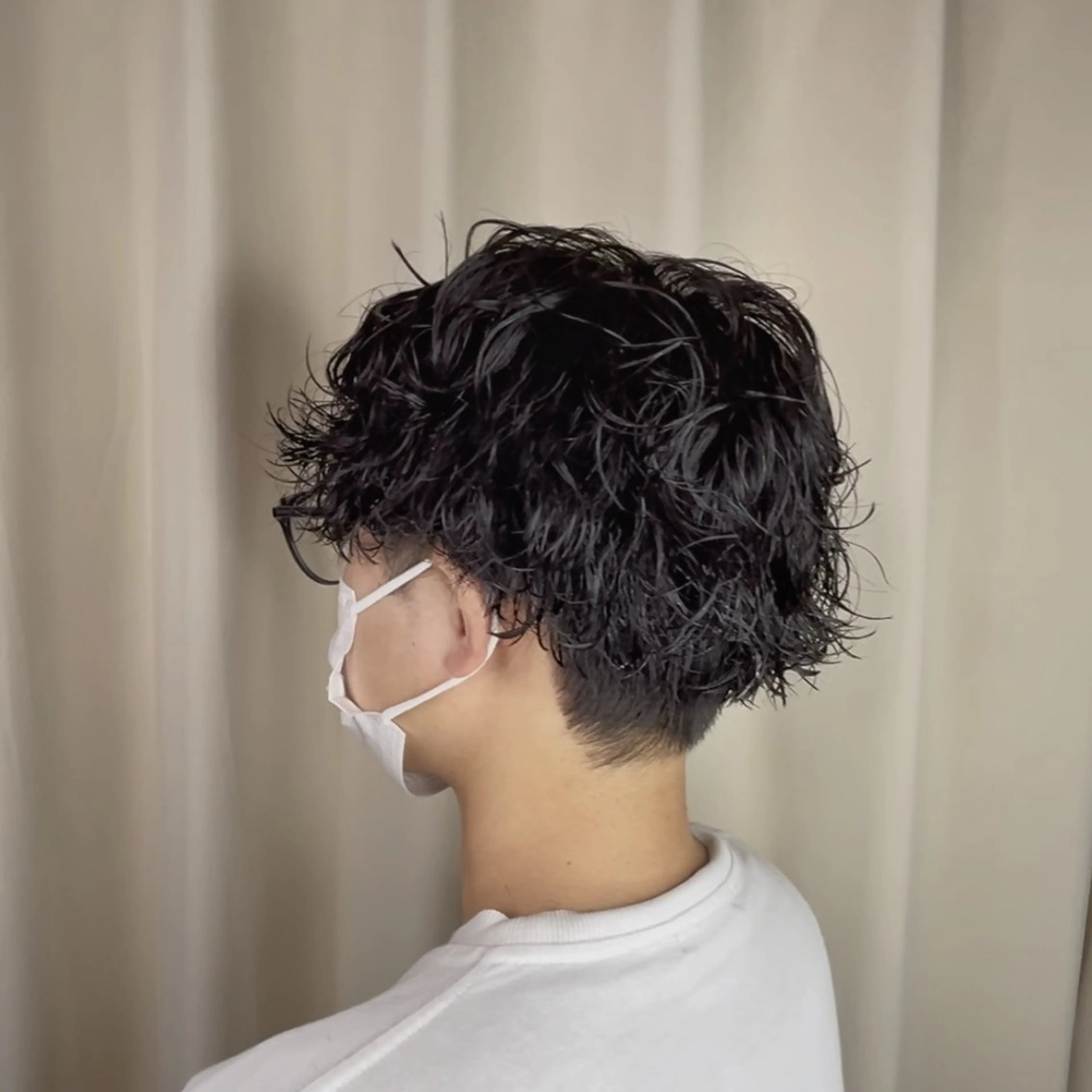 パーマ メンズ メンズパーマ 波巻きパーマ スパイラルパーマ かなざわ みかのヘアスタイル
