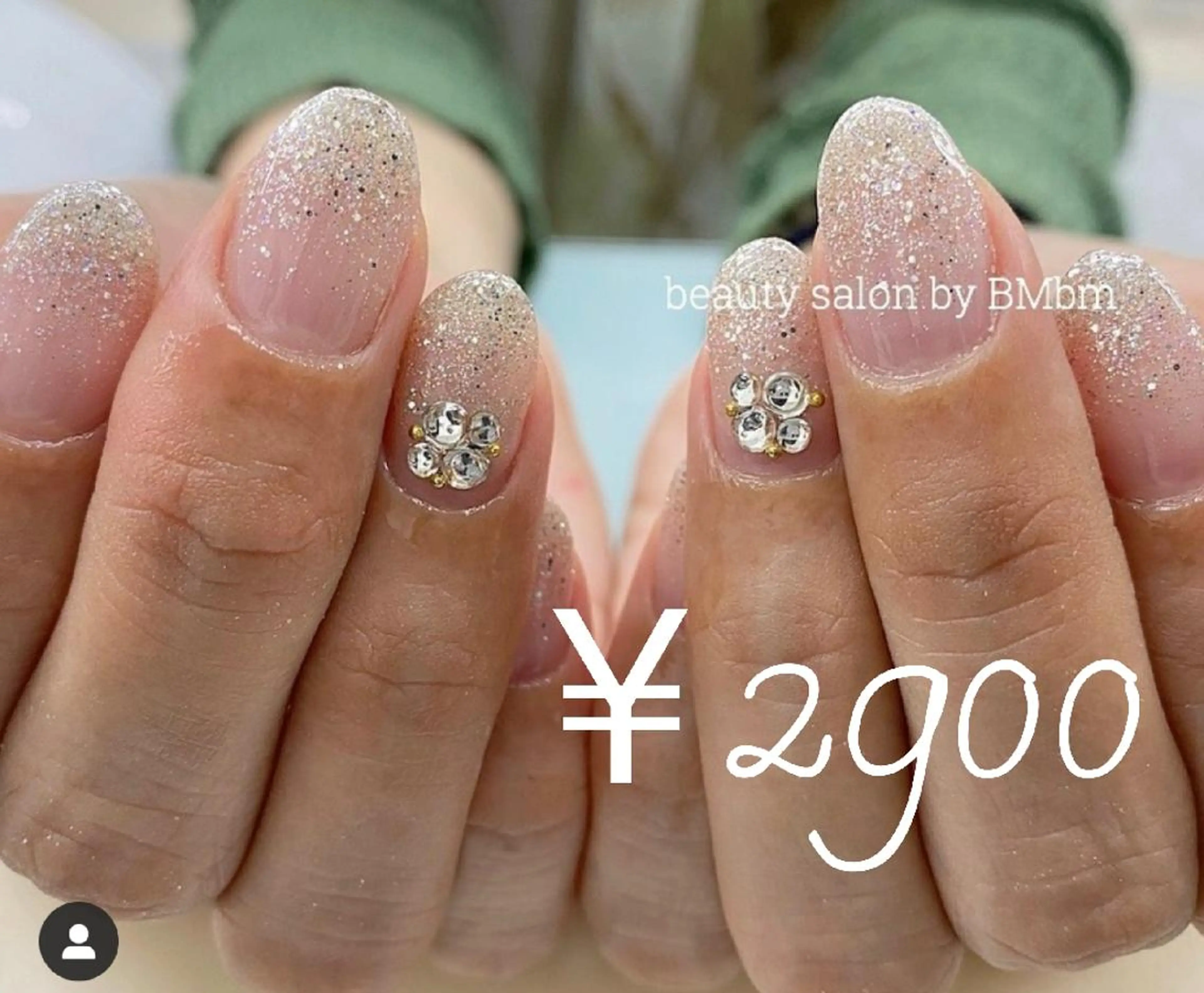 ネイル グラデーション キラキラネイル ラメ(グリッター) ラメグラデーション beauty salon by BMbm所属・名倉 彩乃のエステ・リラクイメージ