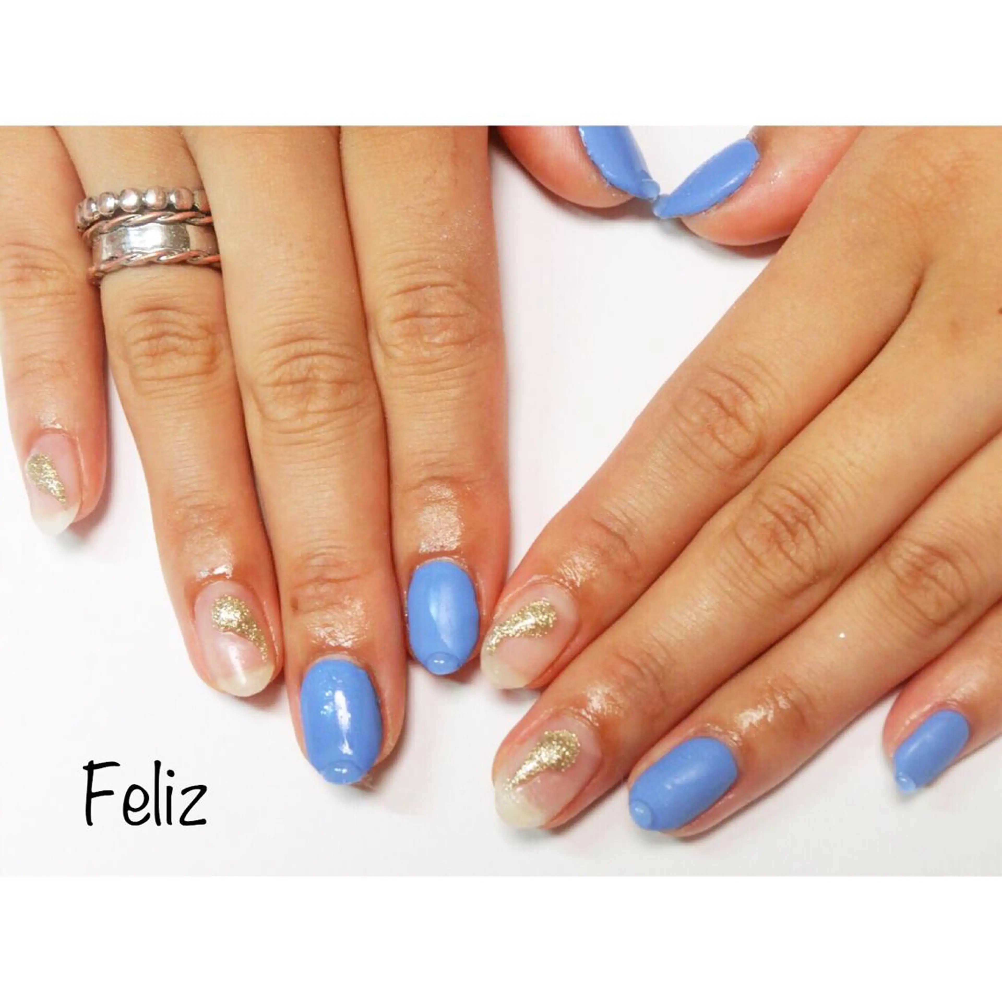 ネイル 痛ネイル/ワンホン/ フィルイン/長さだしのネイルデザイン