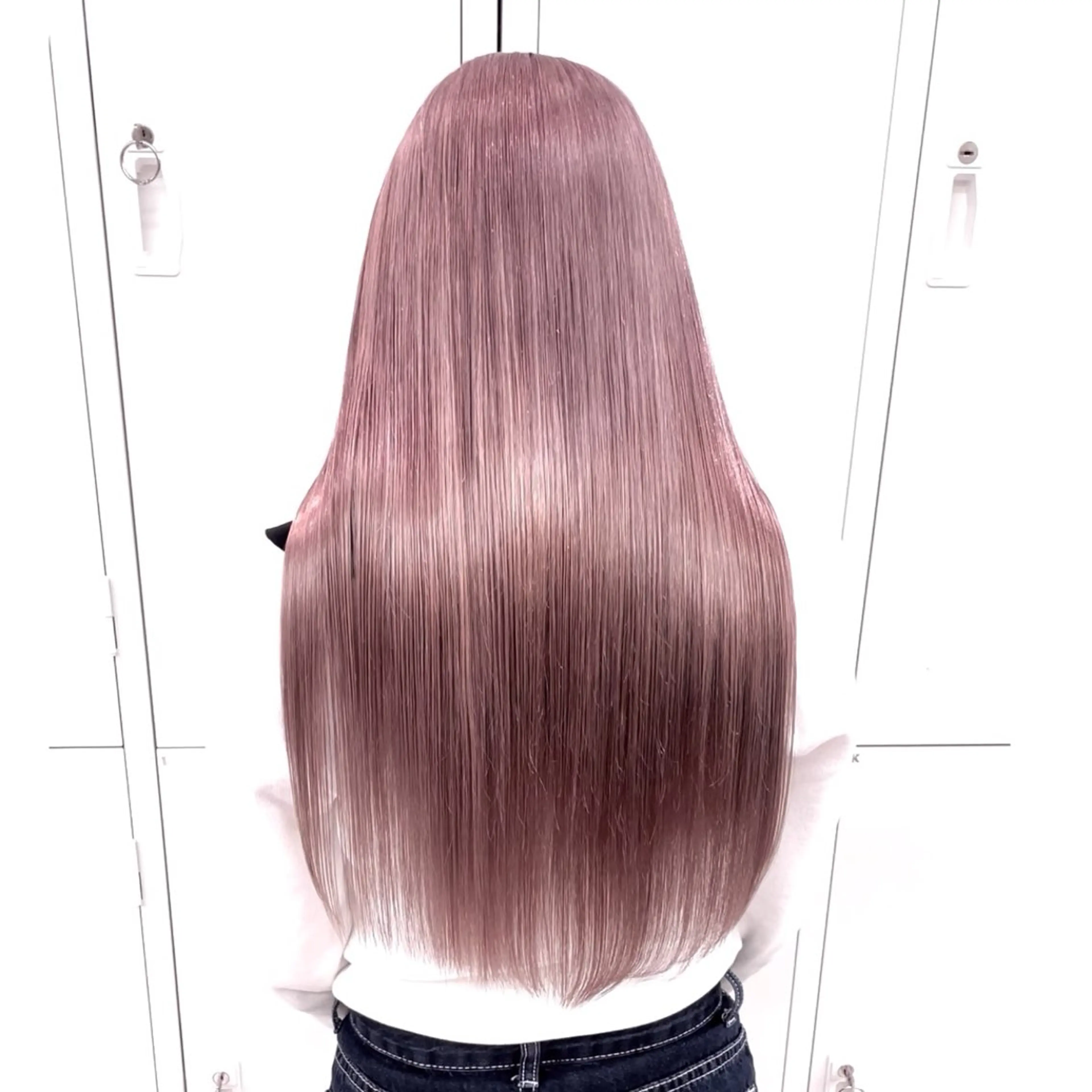 カラー ヘアカラー トリートメント 奥山義進/ハイトーン /バレイヤージュのヘアスタイル