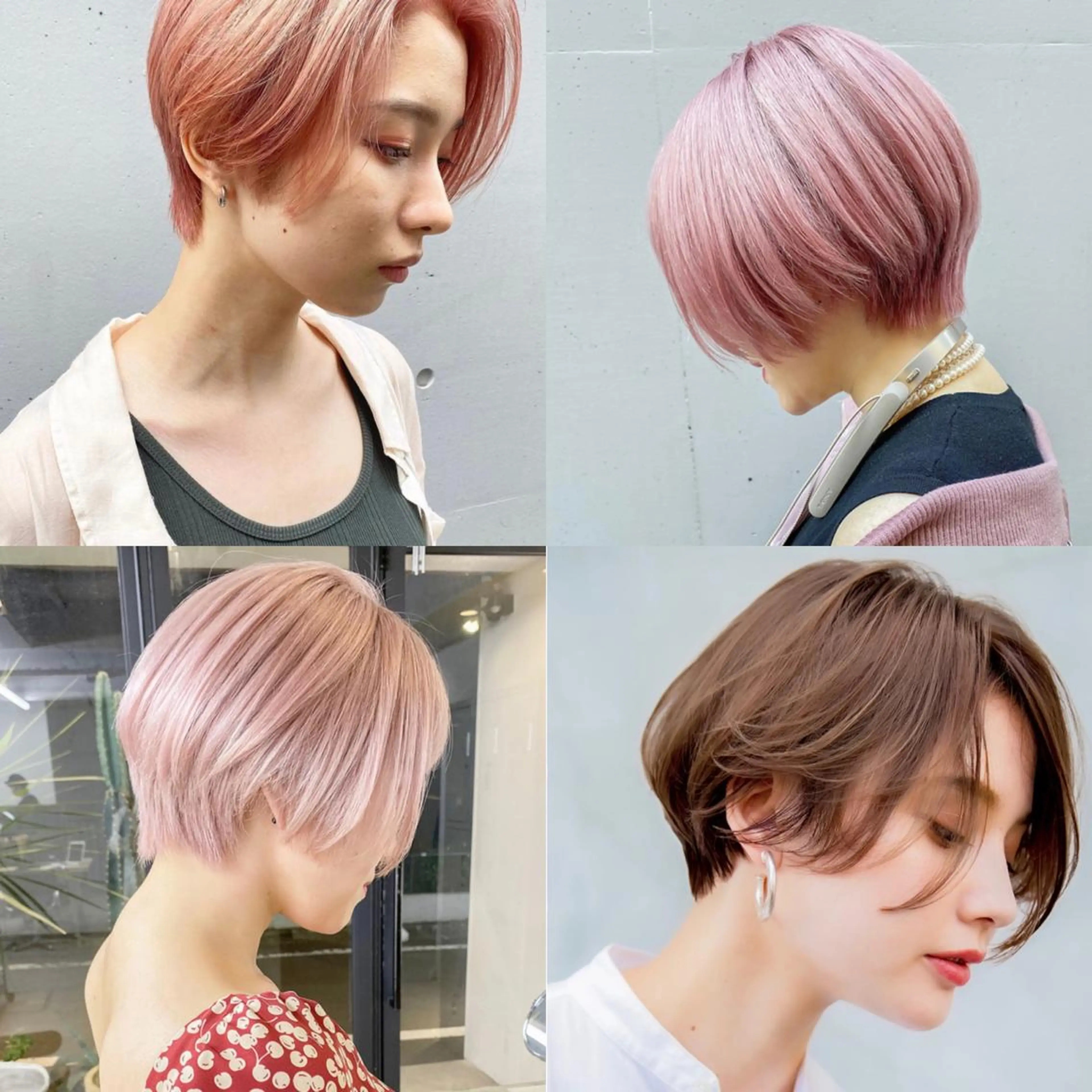 ショート カラー flamme Annaのヘアスタイル