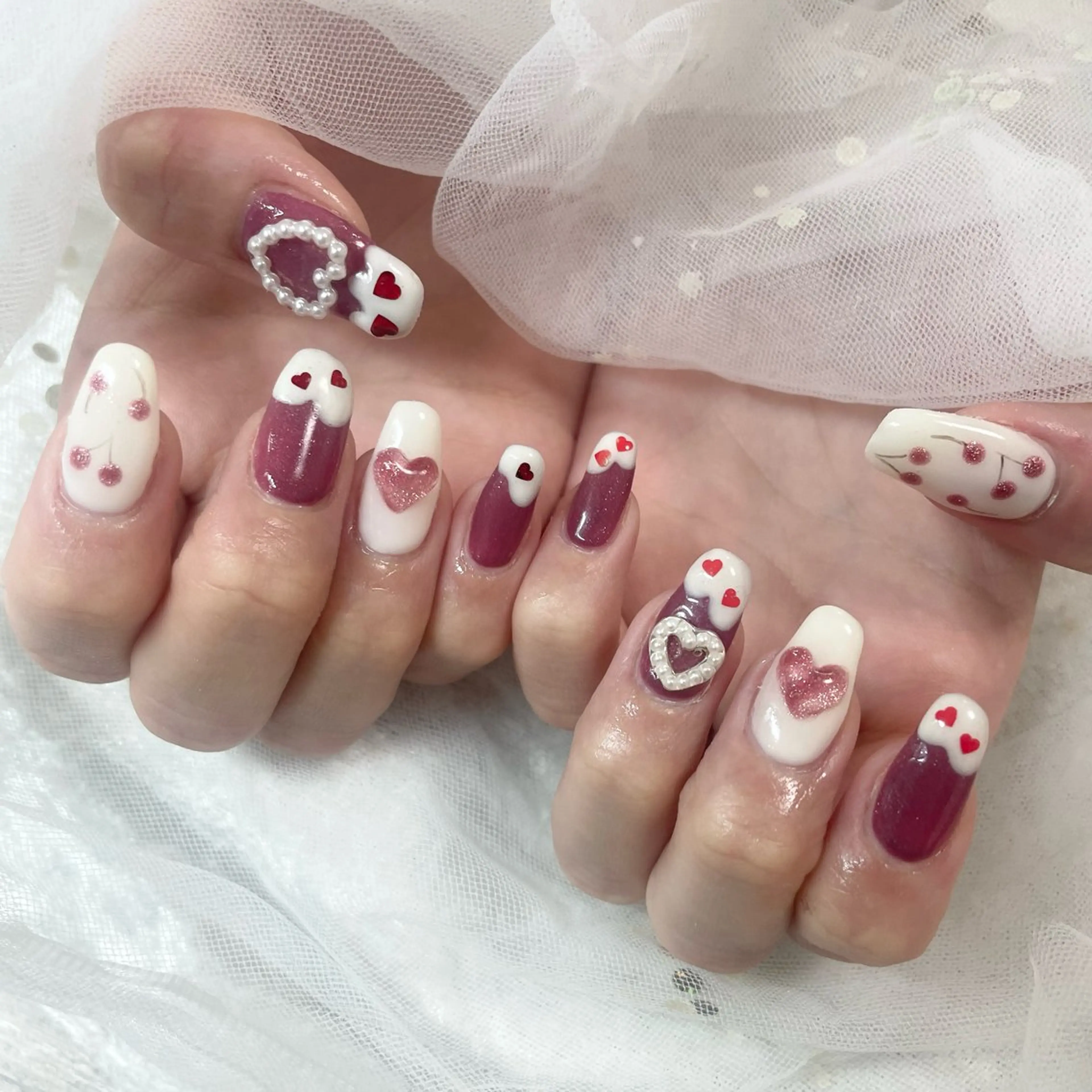 ネイル ハンドネイル 🎀AYAKO 🎀中韓ネイルのネイルデザイン