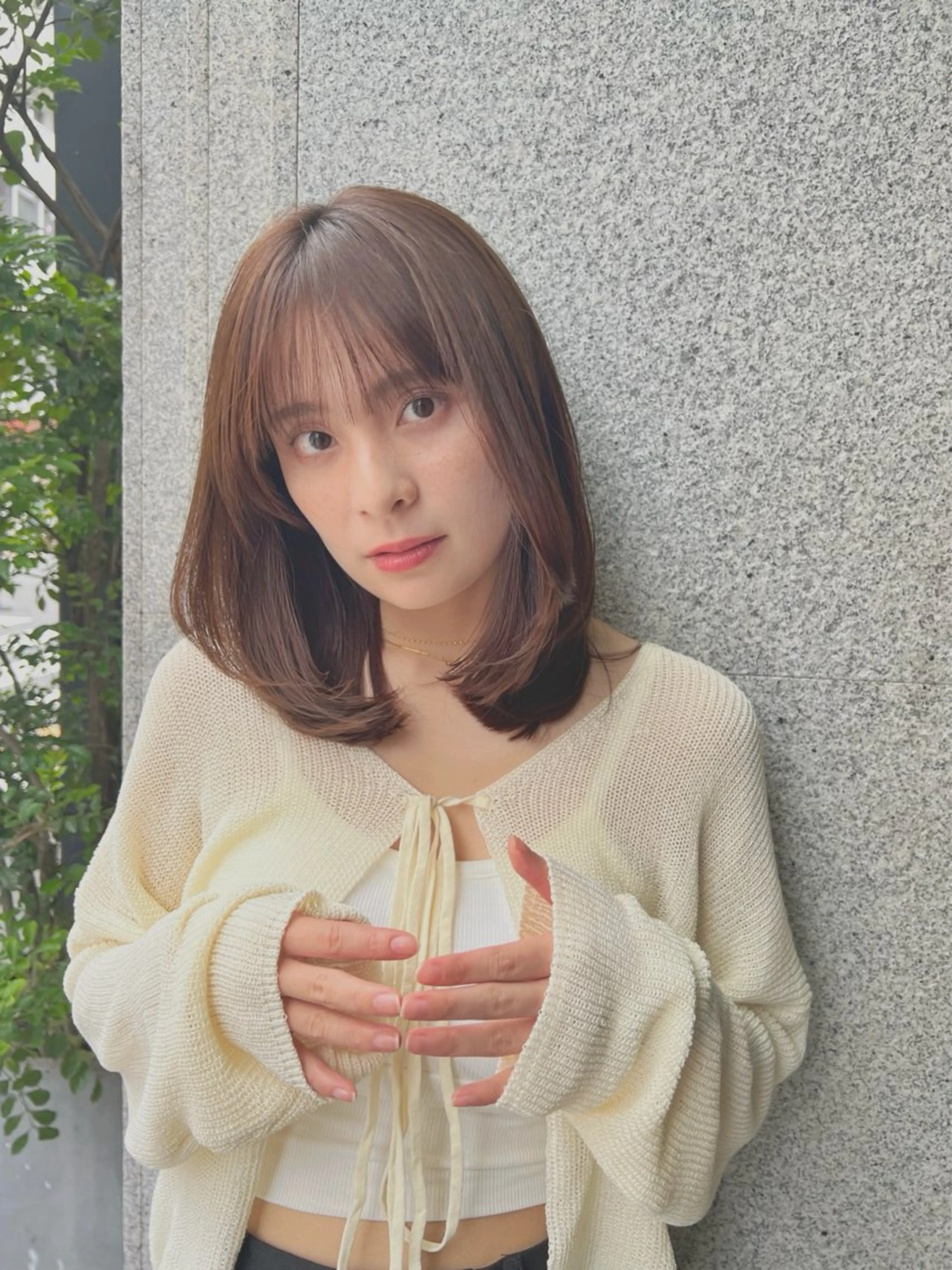 ミディアム 縮毛矯正 【YUTO】確実に 髪を綺麗にするプロ。のヘアスタイル