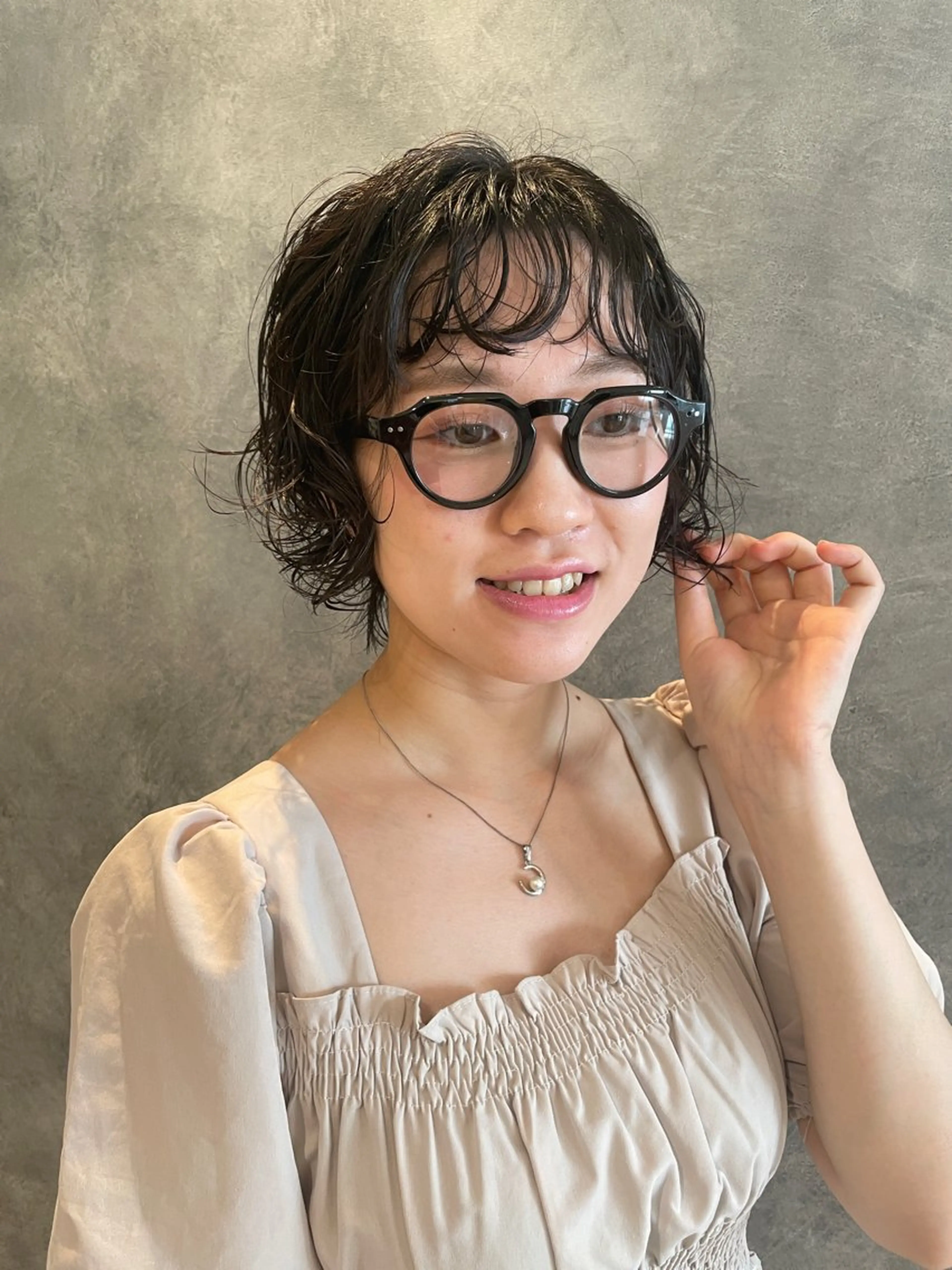 ミディアム パーマ ミディアムパーマ モデル募集/清水 寛希/ボブパーマのヘアスタイル