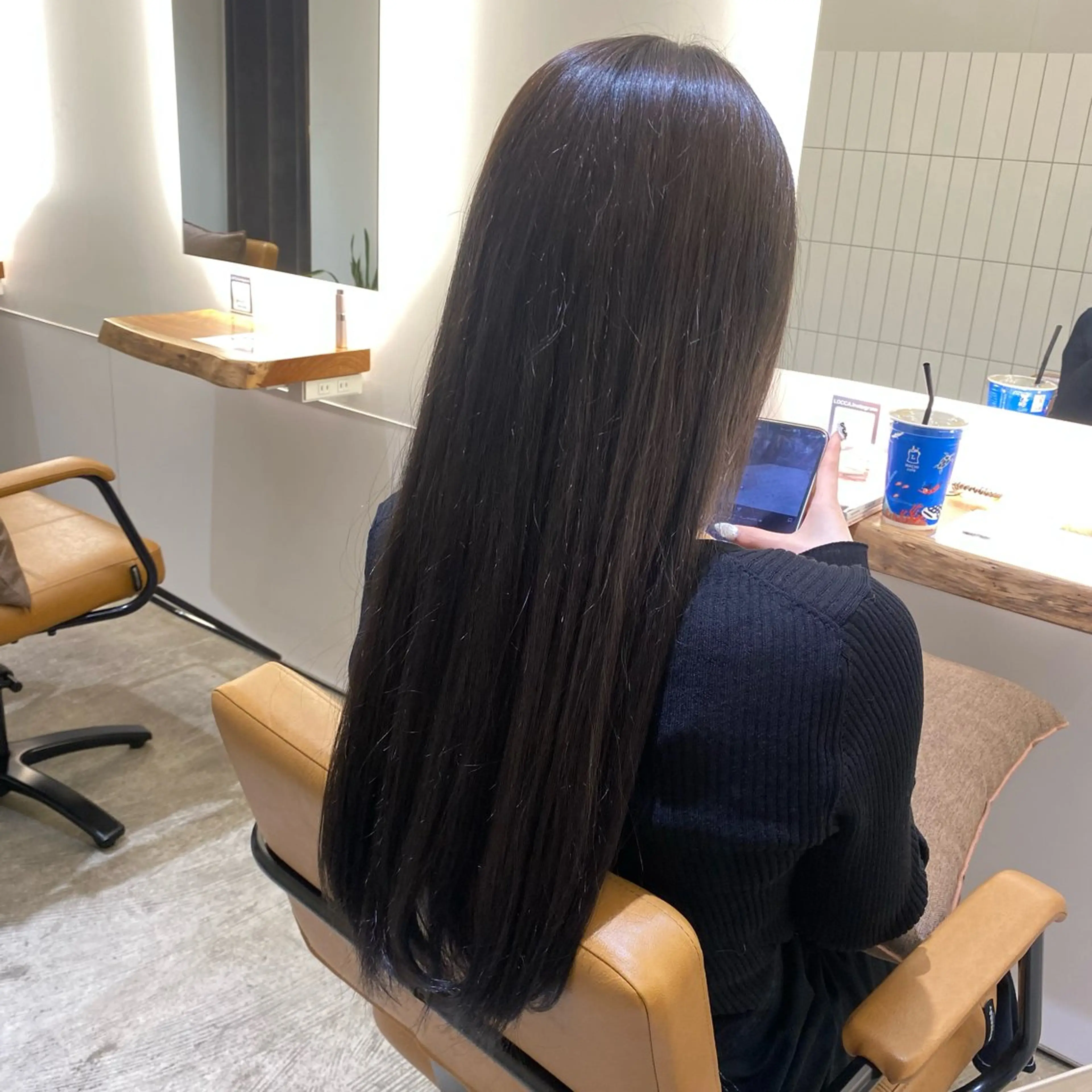 ロング カラー 骨格診断美容師 メンズパーマ中島年紀のヘアスタイル