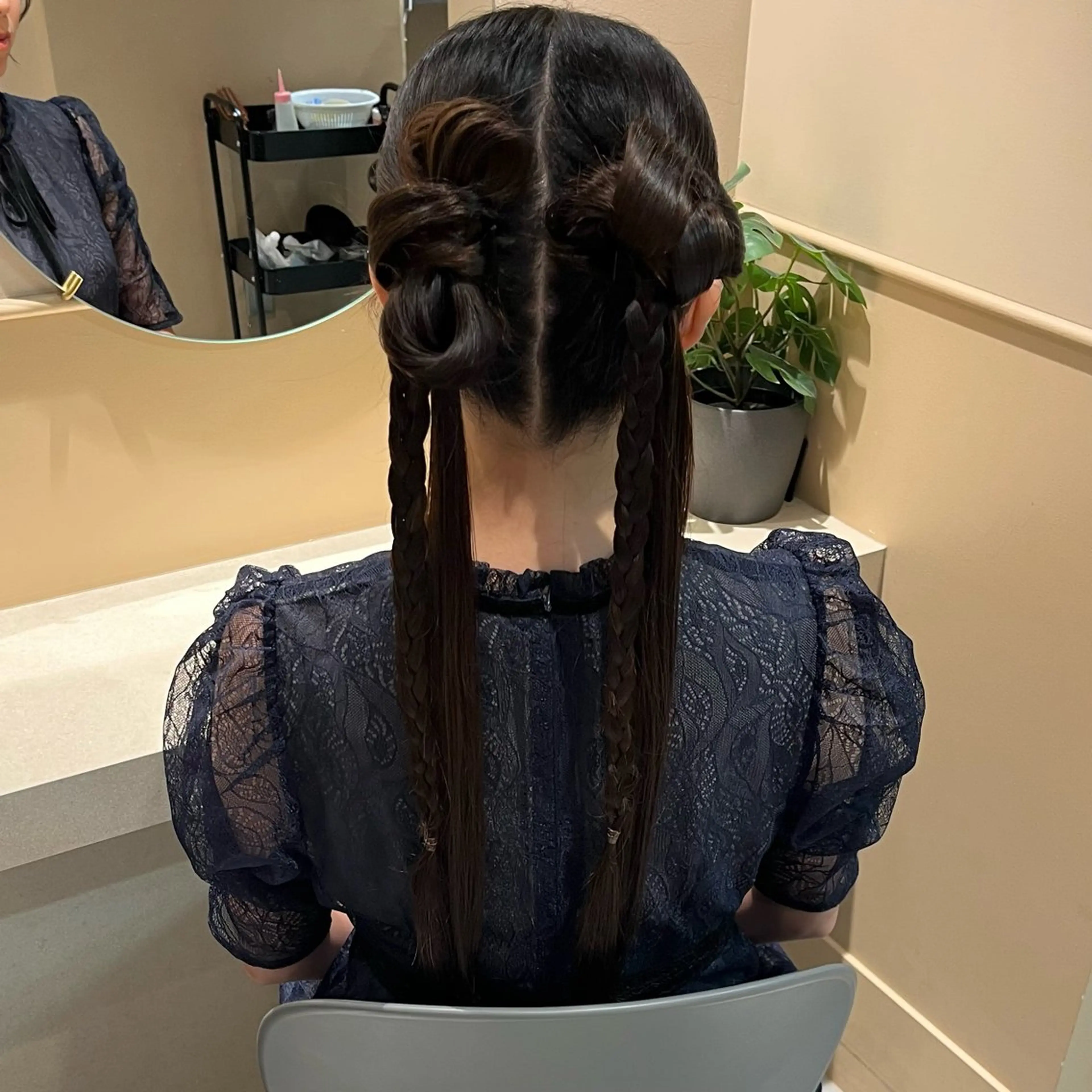 ロング ヘアアレンジ ヘアセット 🫧tomoka 透明感カラー🫧のヘアスタイル