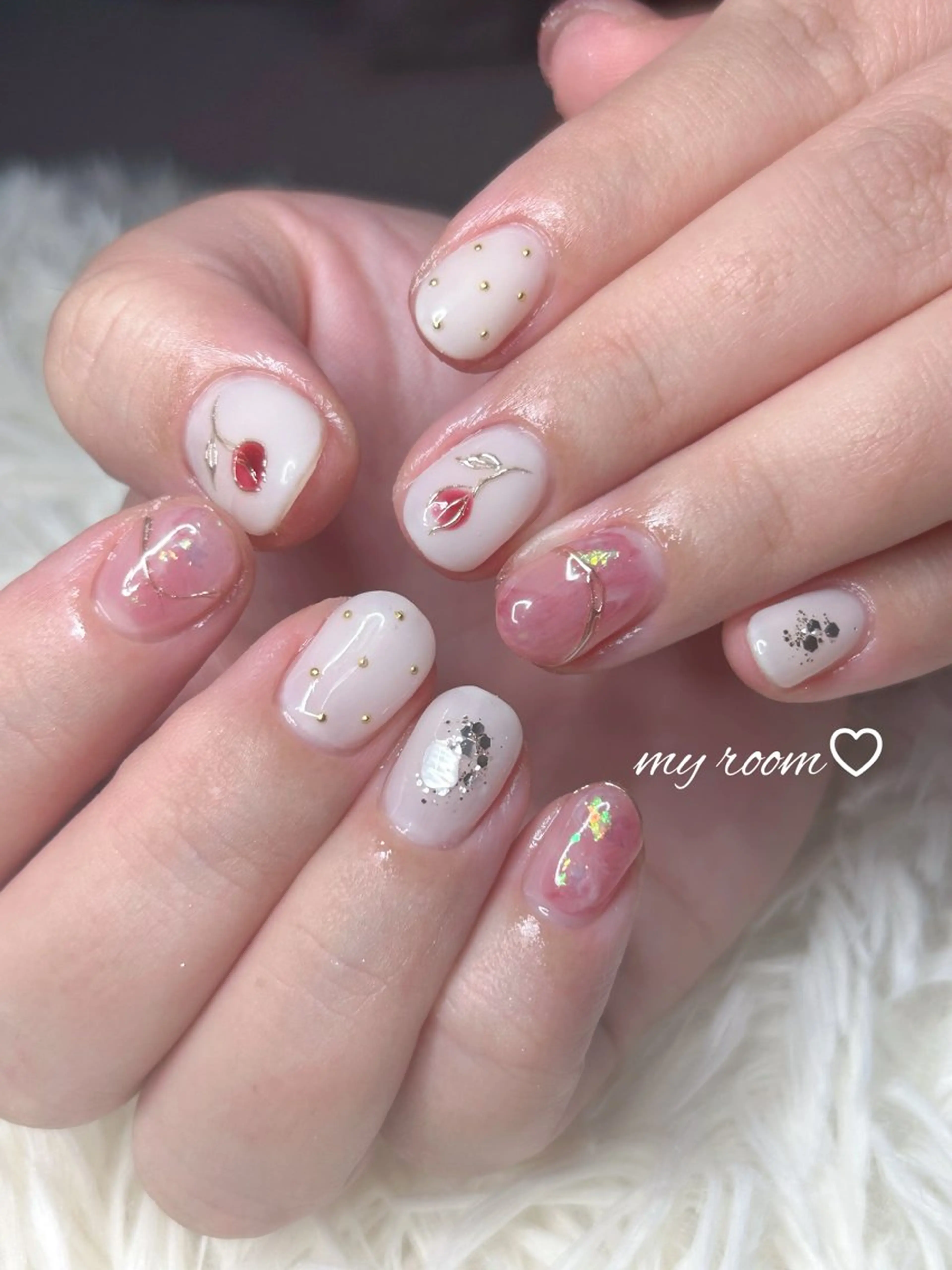 ネイル うるま市サロン Yuko Izawaのネイルデザイン