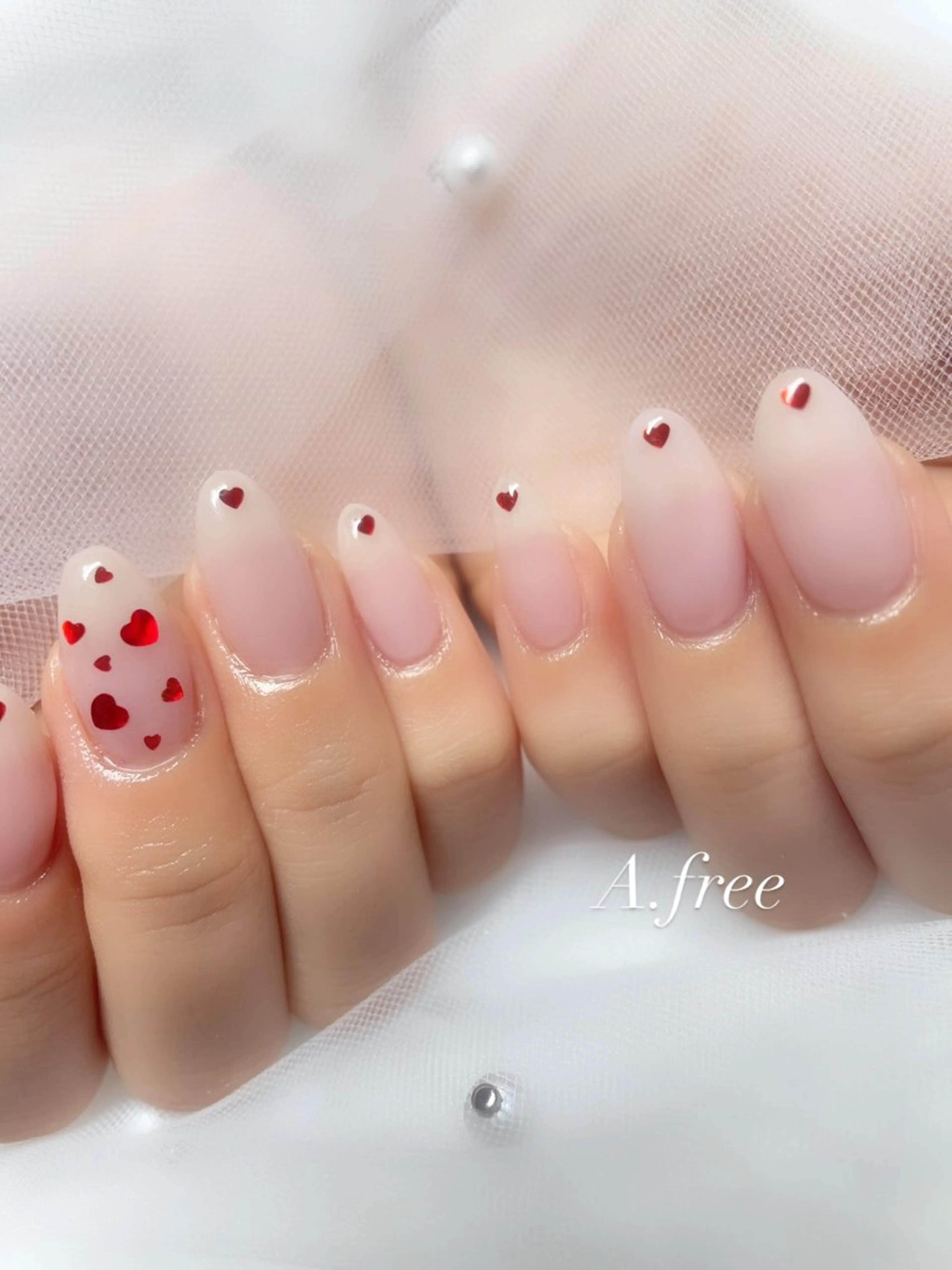 ネイル ジェルネイル ハンドネイル A.free✧*｡ アレルギー対応✧*｡のネイルデザイン