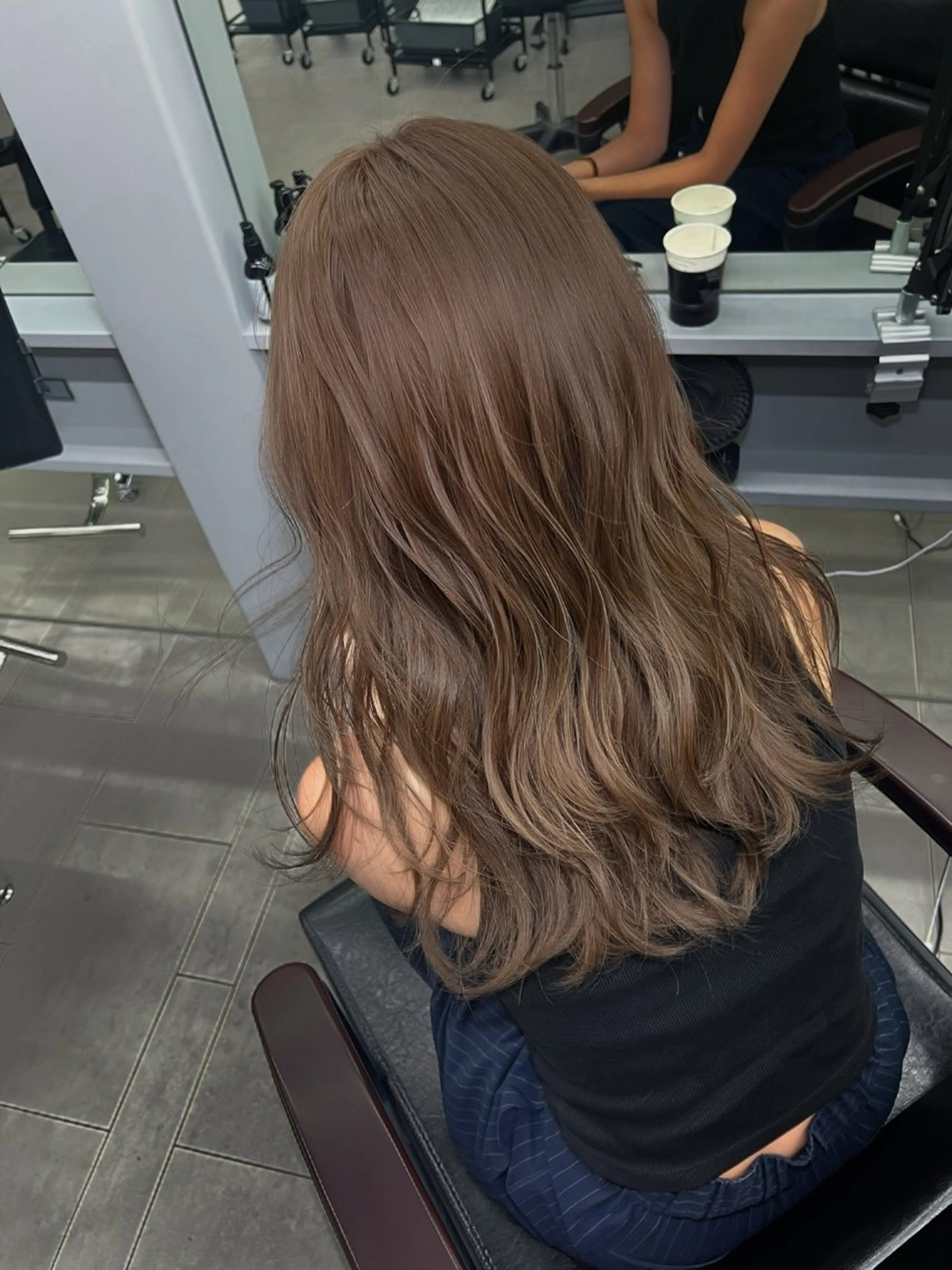 セミロング カラー カット ヘアカラー トリートメント 🎀ブリーチカラー/ ボブ/Reina🎀のヘアスタイル