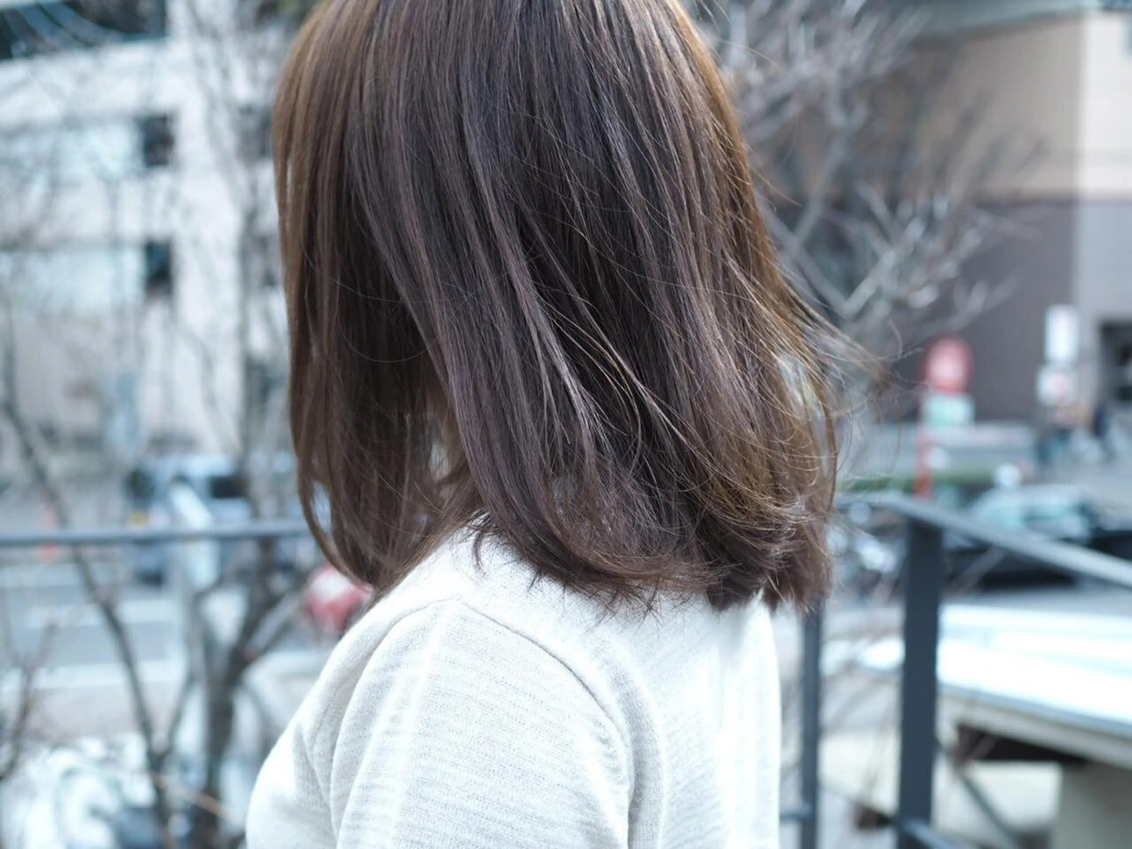 ミディアム カラー アッシュ 佐伯 彰太のヘアスタイル