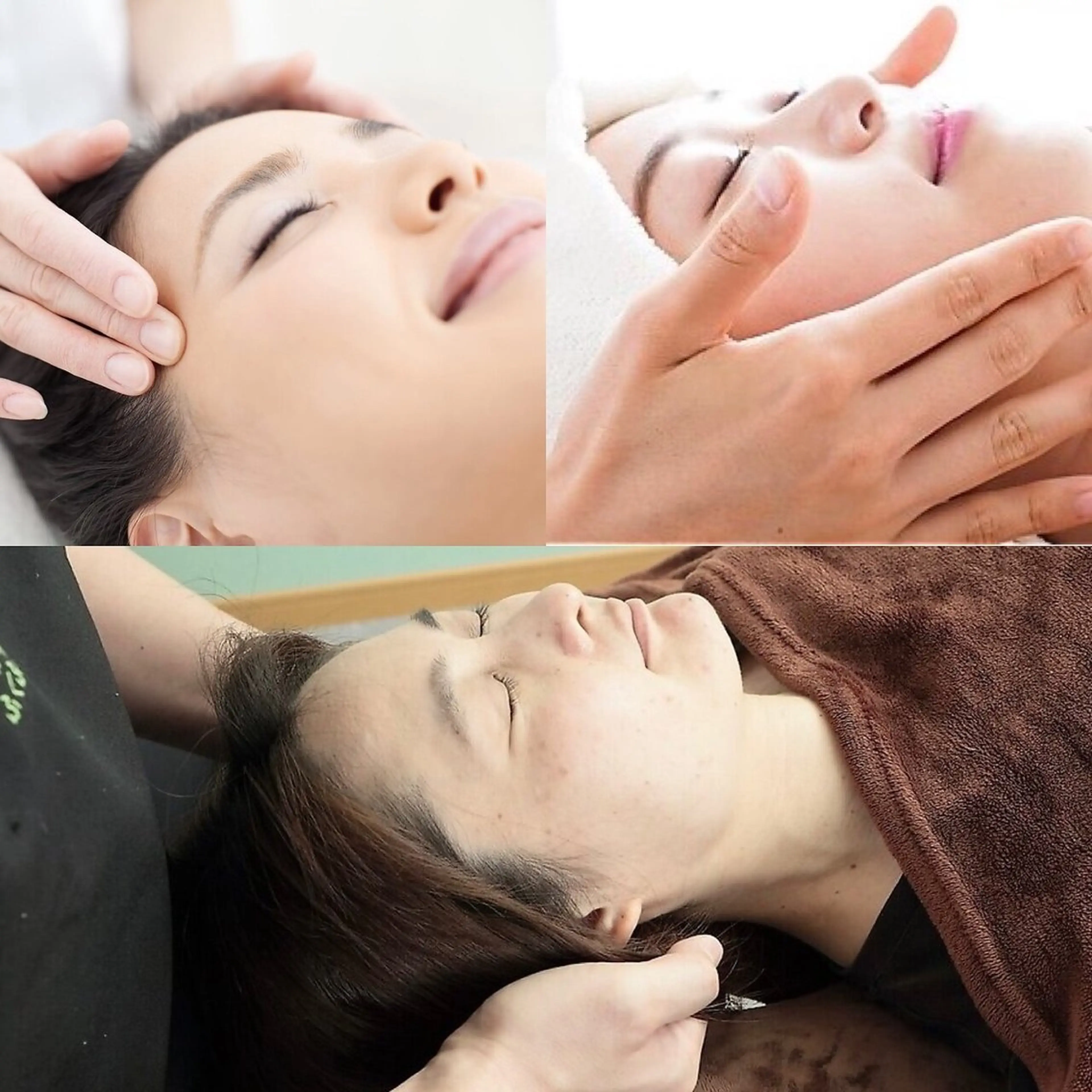 上半身のお悩み解消へ！ヘッドスパ+首肩矯正+小顔矯正120分　11000円→5500円の写真