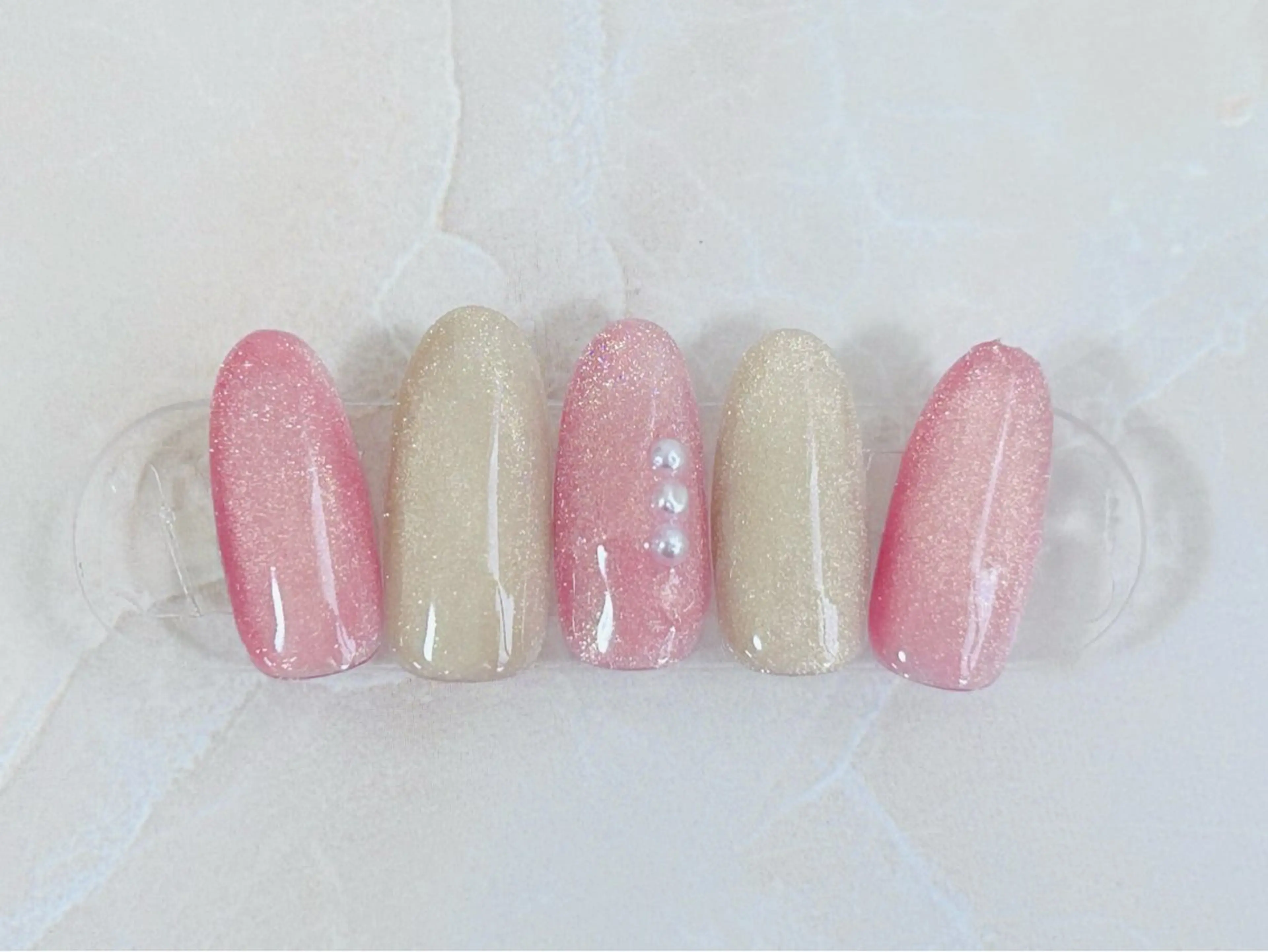 ネイル 桜ネイル マグネットネイル nico nailのネイルデザイン