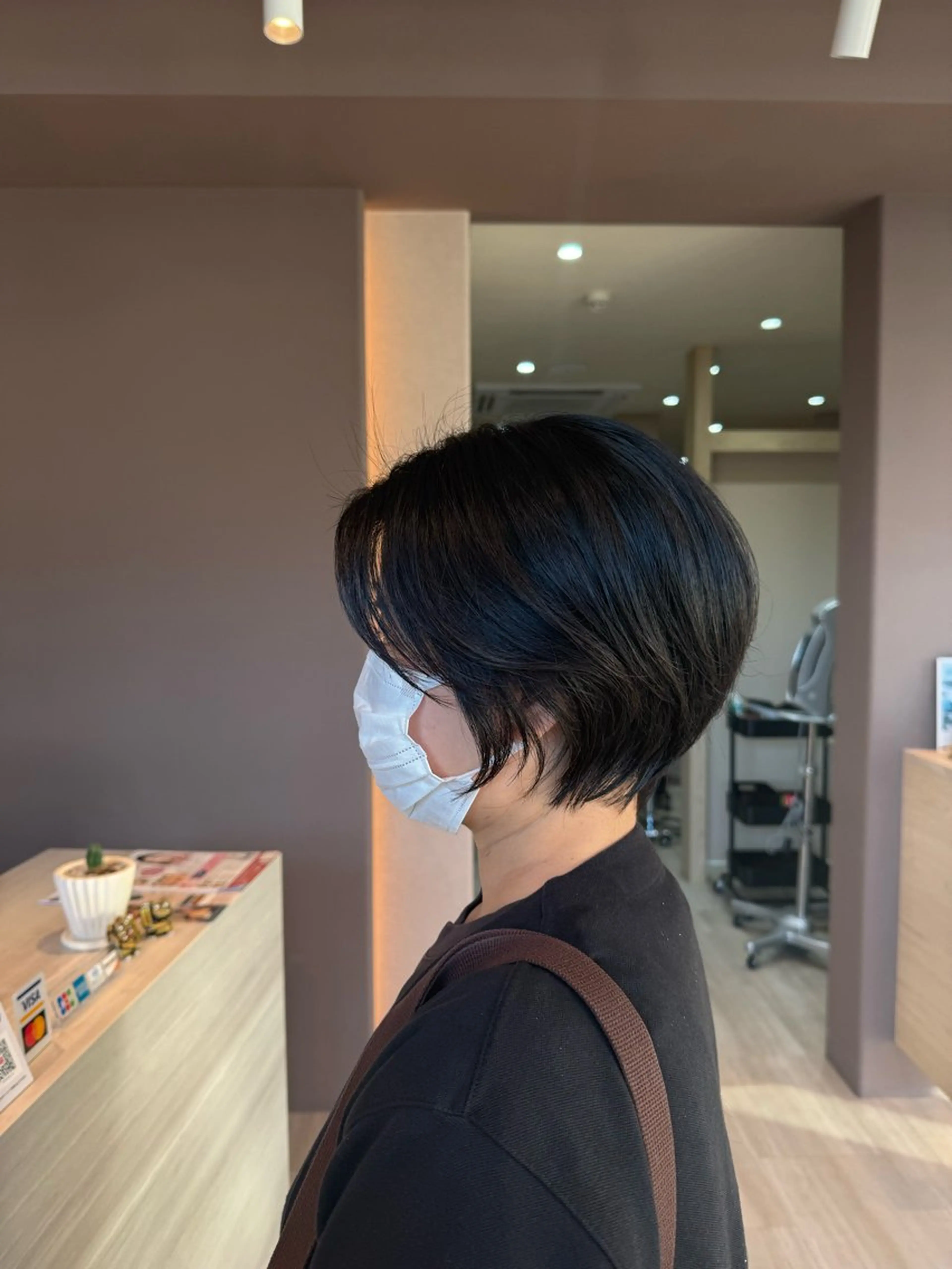 ショート カット ヘアカラー トリートメント Lien.テラダ 各務原スタイリストのヘアスタイル