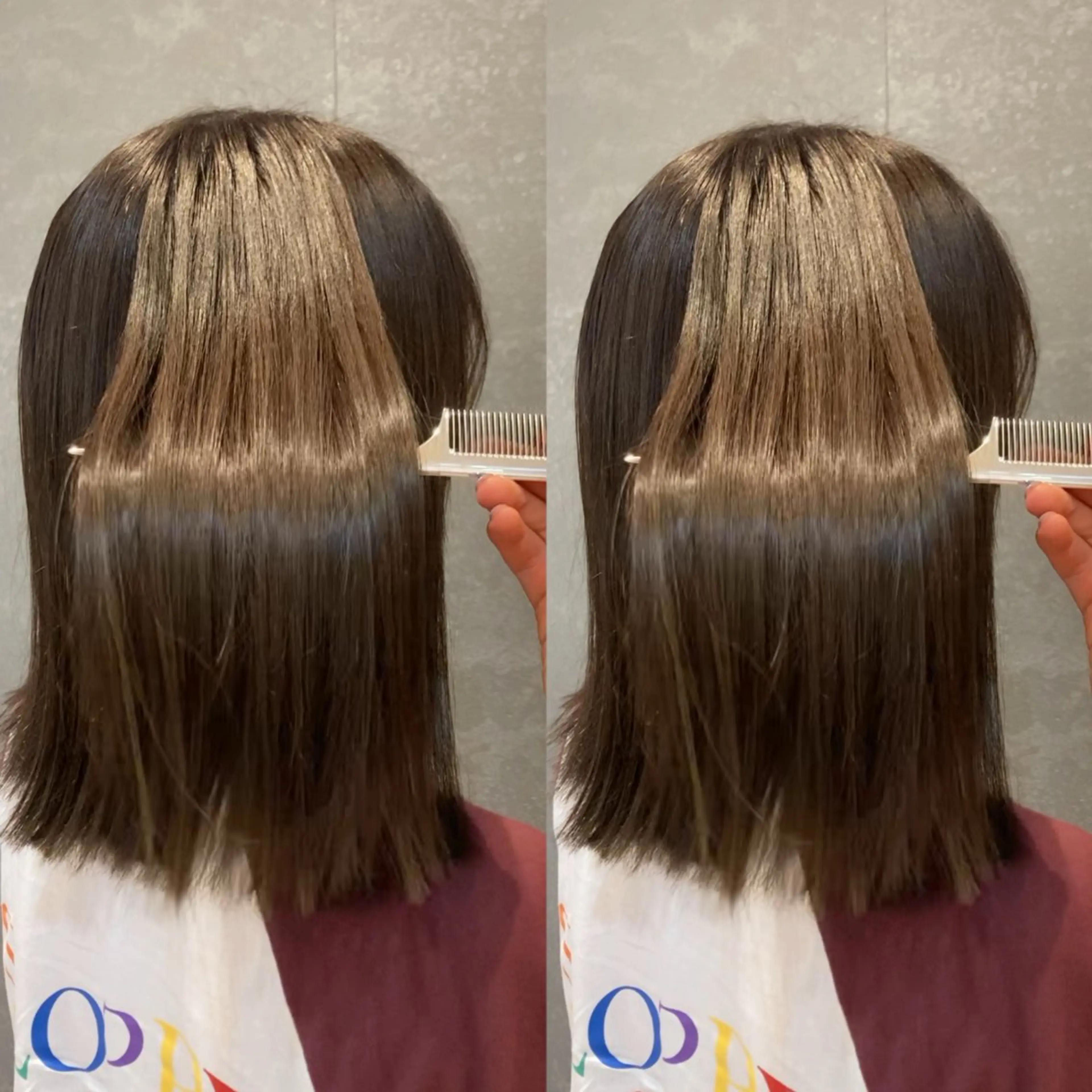 ミディアム カラー schon所属・み うのヘアスタイル