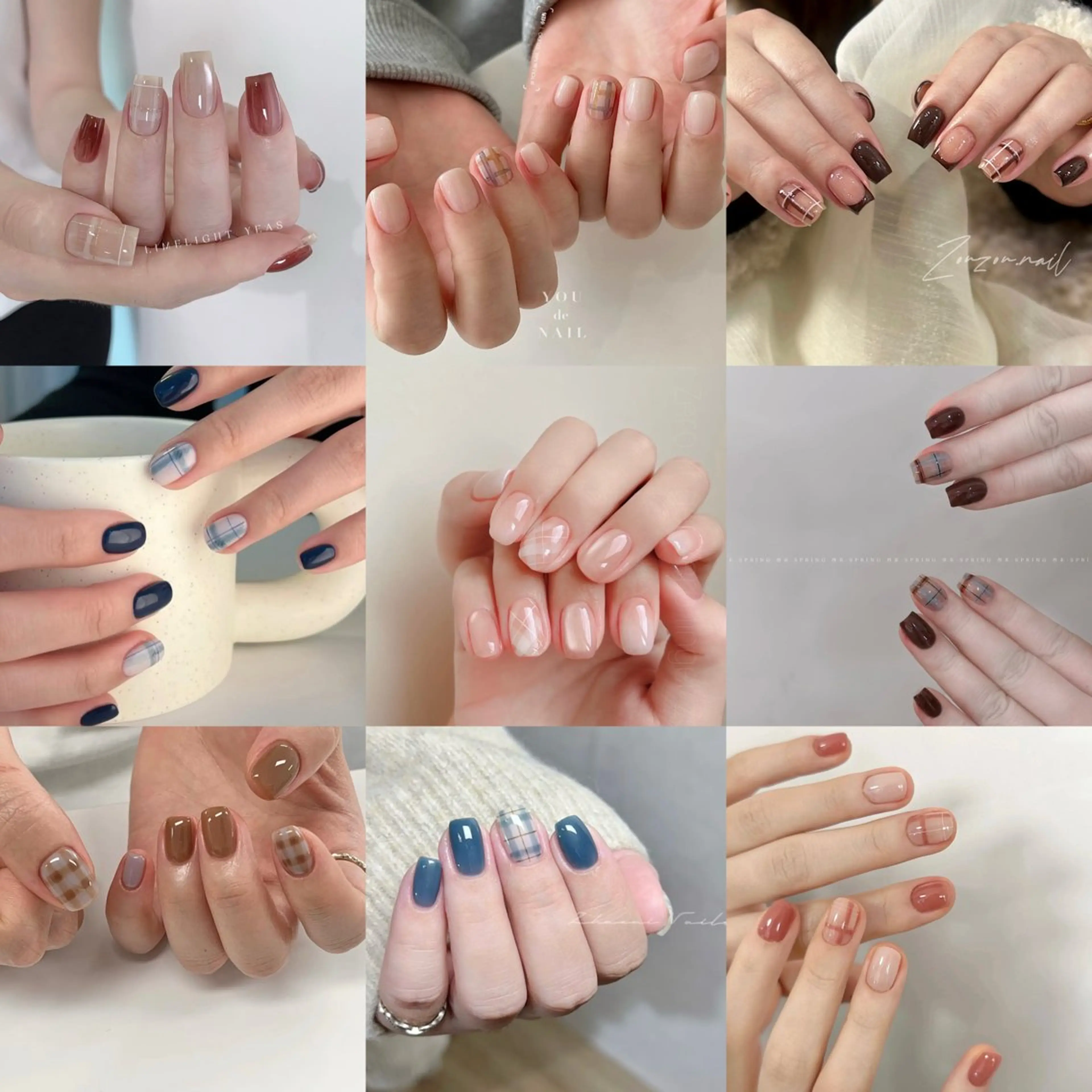 【オフ無し】💅チェックネイル定額コース💅の写真