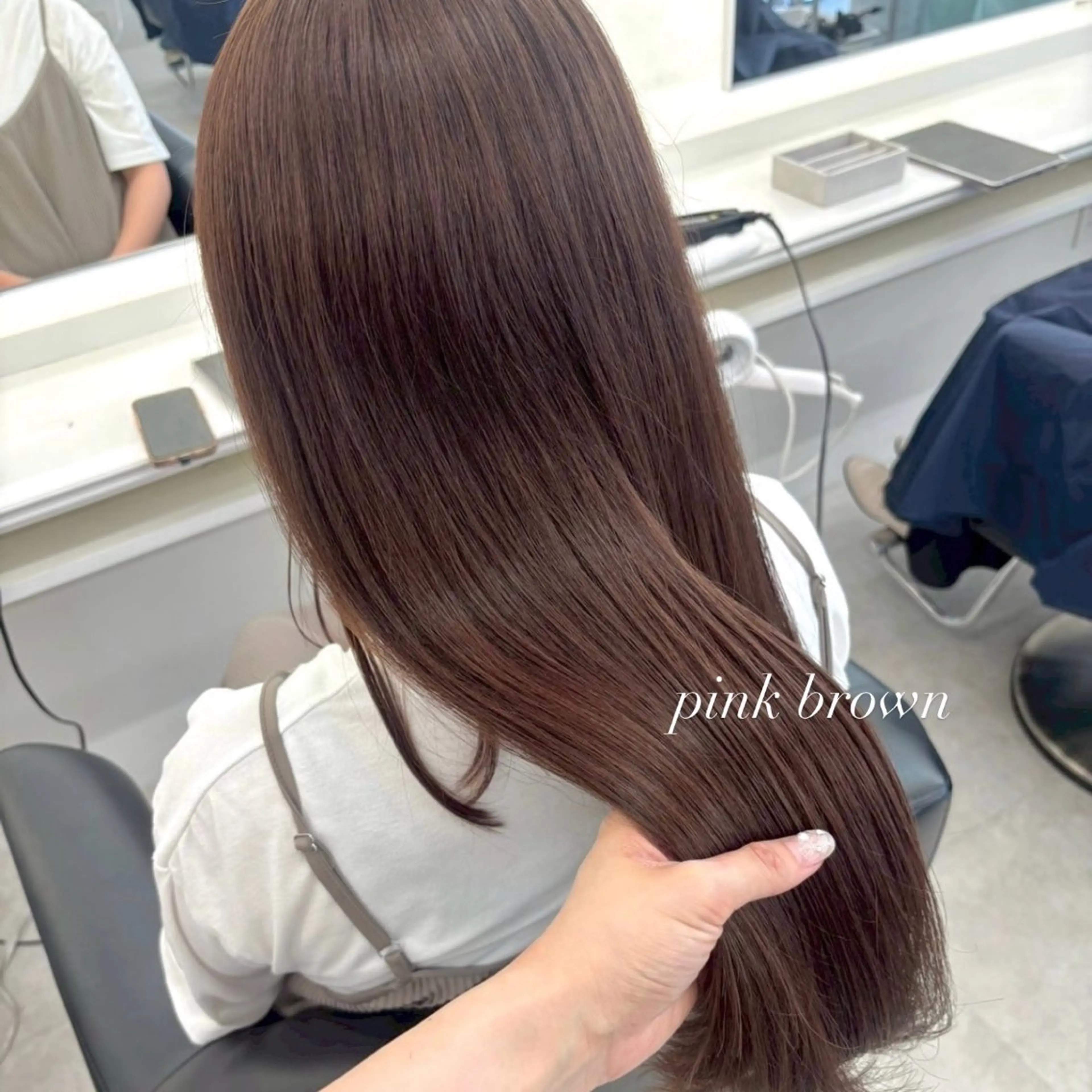 ロング カット ヘアカラー Parve Mix / 根本 梨湖🫧のヘアスタイル