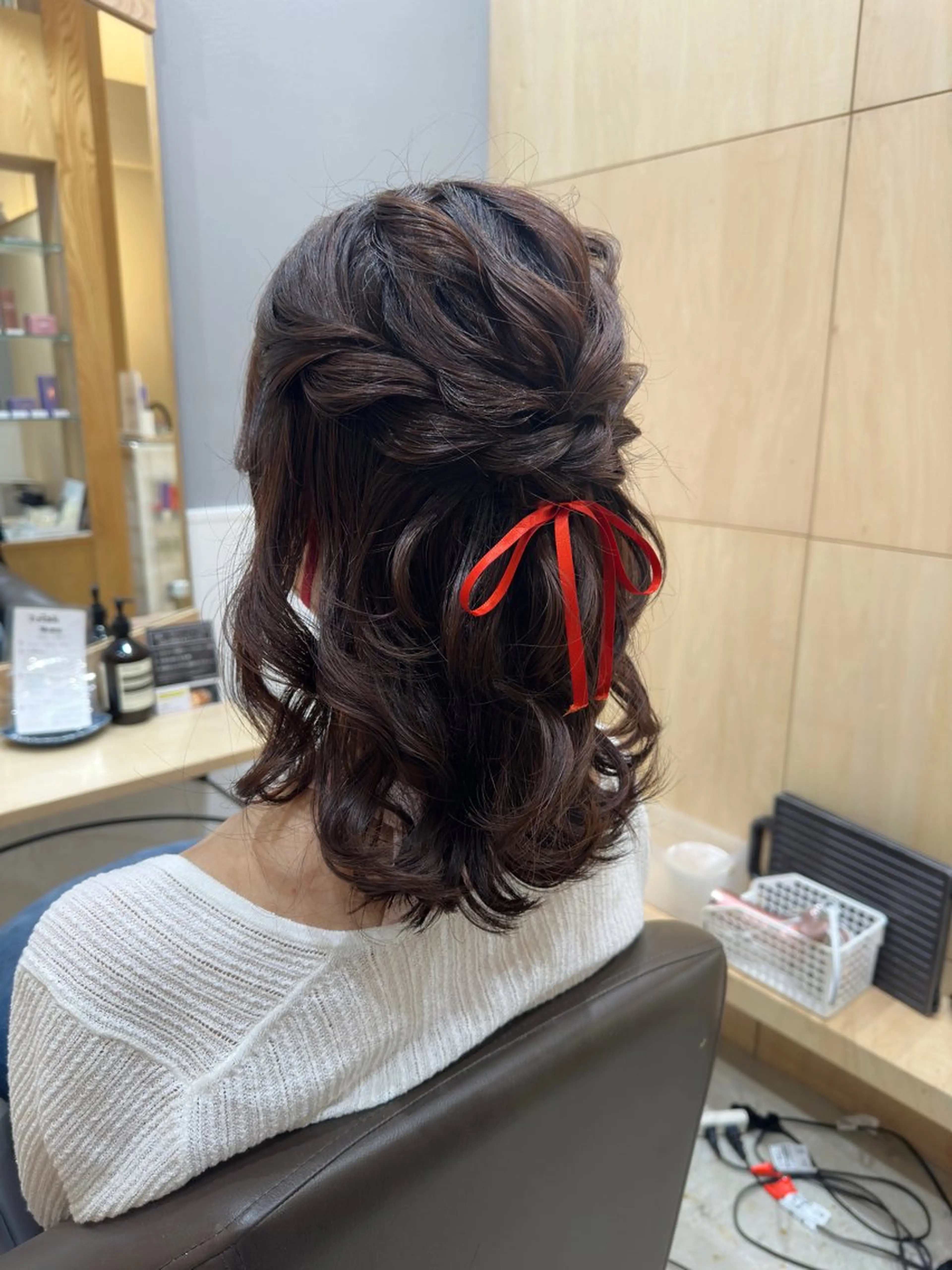 ミディアム ヘアセット miloc MOMOKAのヘアスタイル