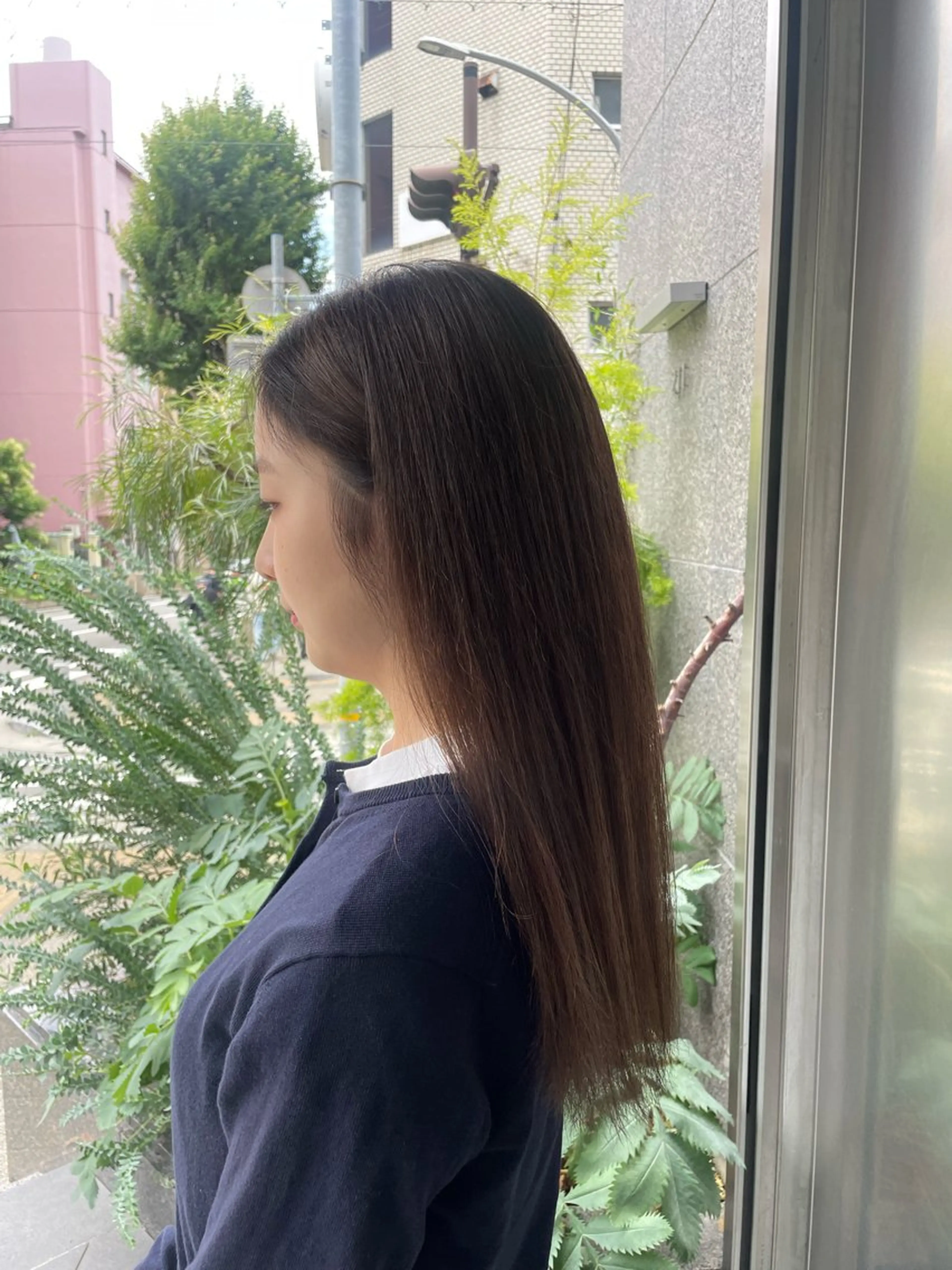 ロング カラー 頼金 愛海のヘアスタイル