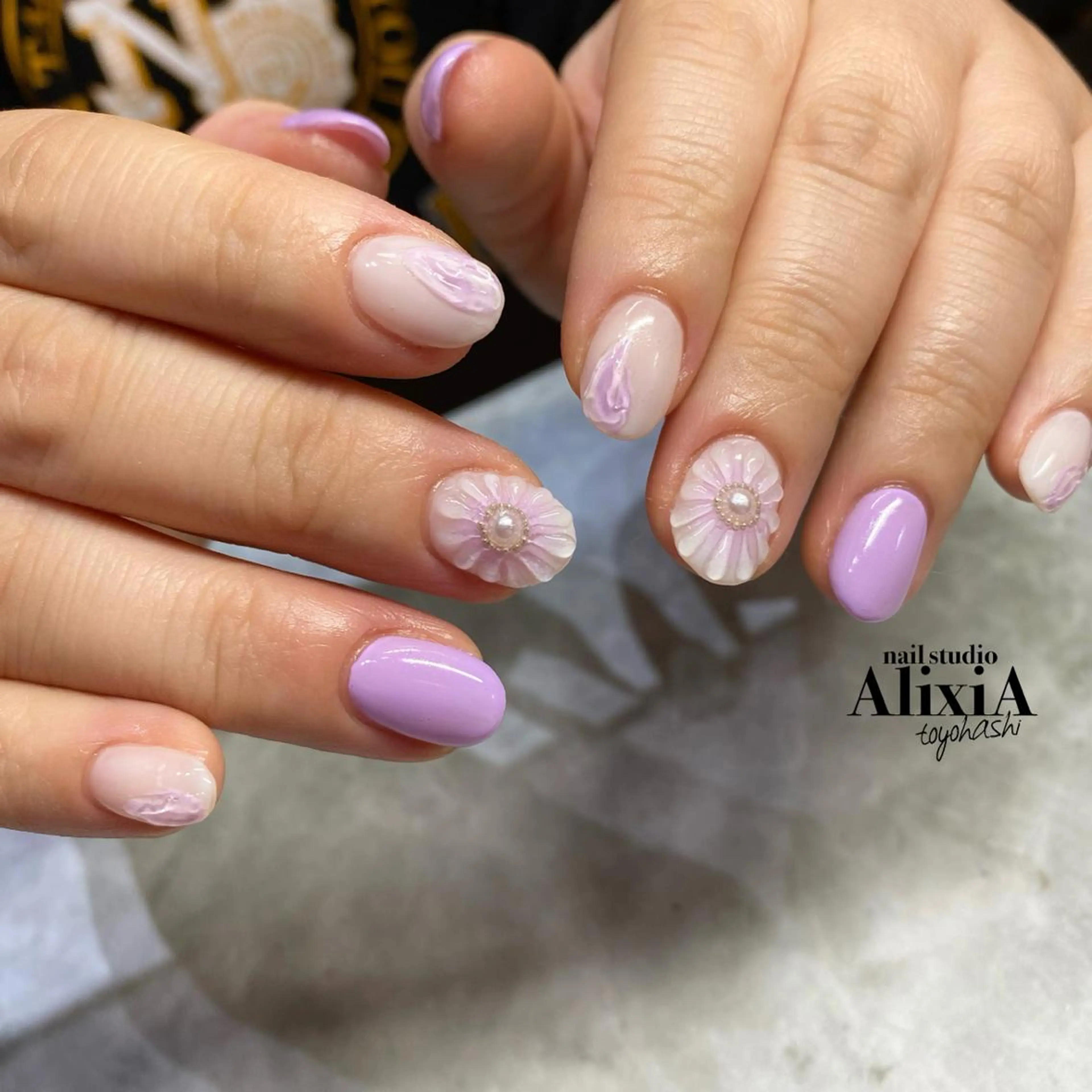 ネイル ハンドネイル AlixiA   nail studio所属・AlixiA ゆみのネイルデザイン