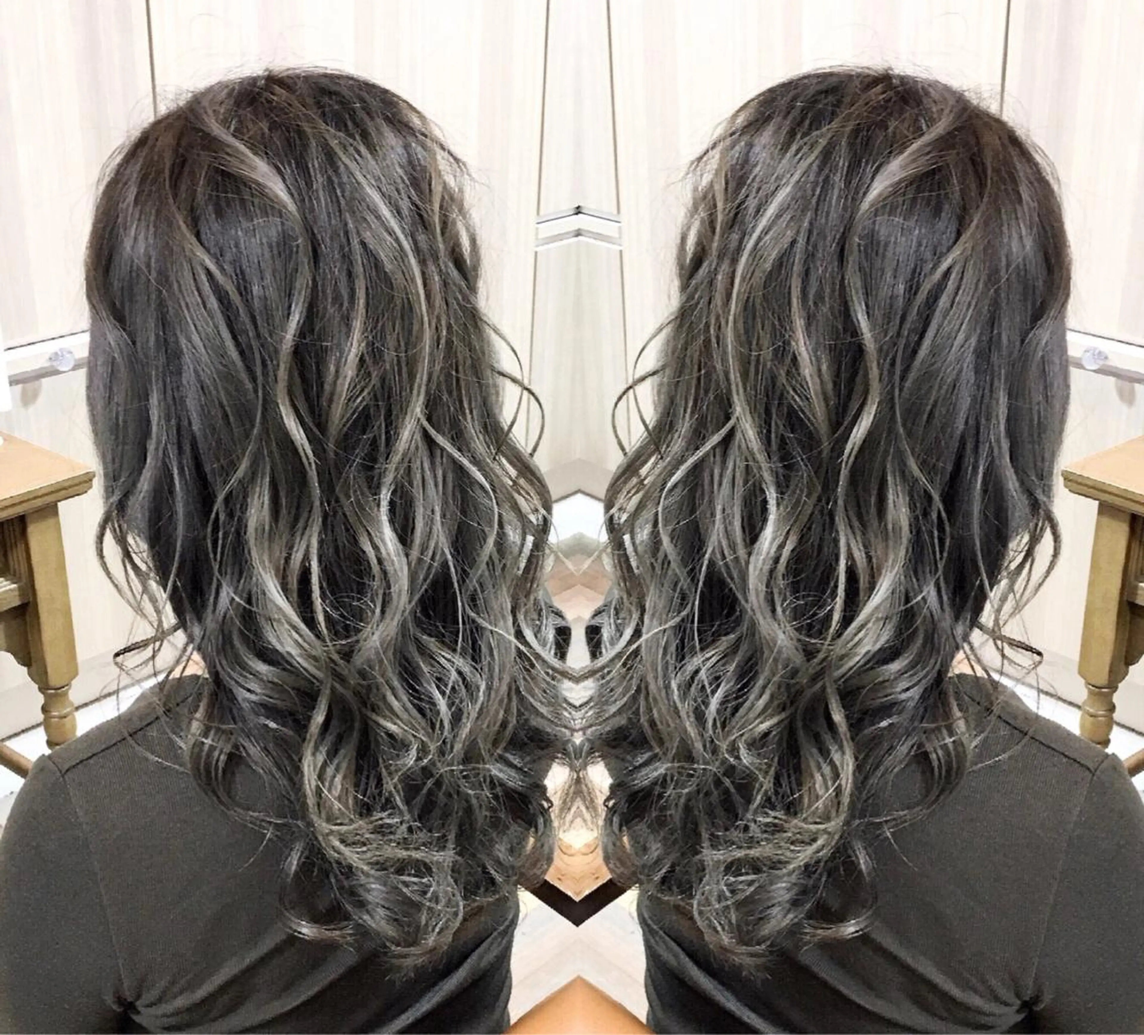 ロング 外国人風カラー レイヤーカット ヘアカラー トリートメント ヘアセット ❤️千葉県代表❤️ 店長❤️柿本翔一朗のヘアスタイル