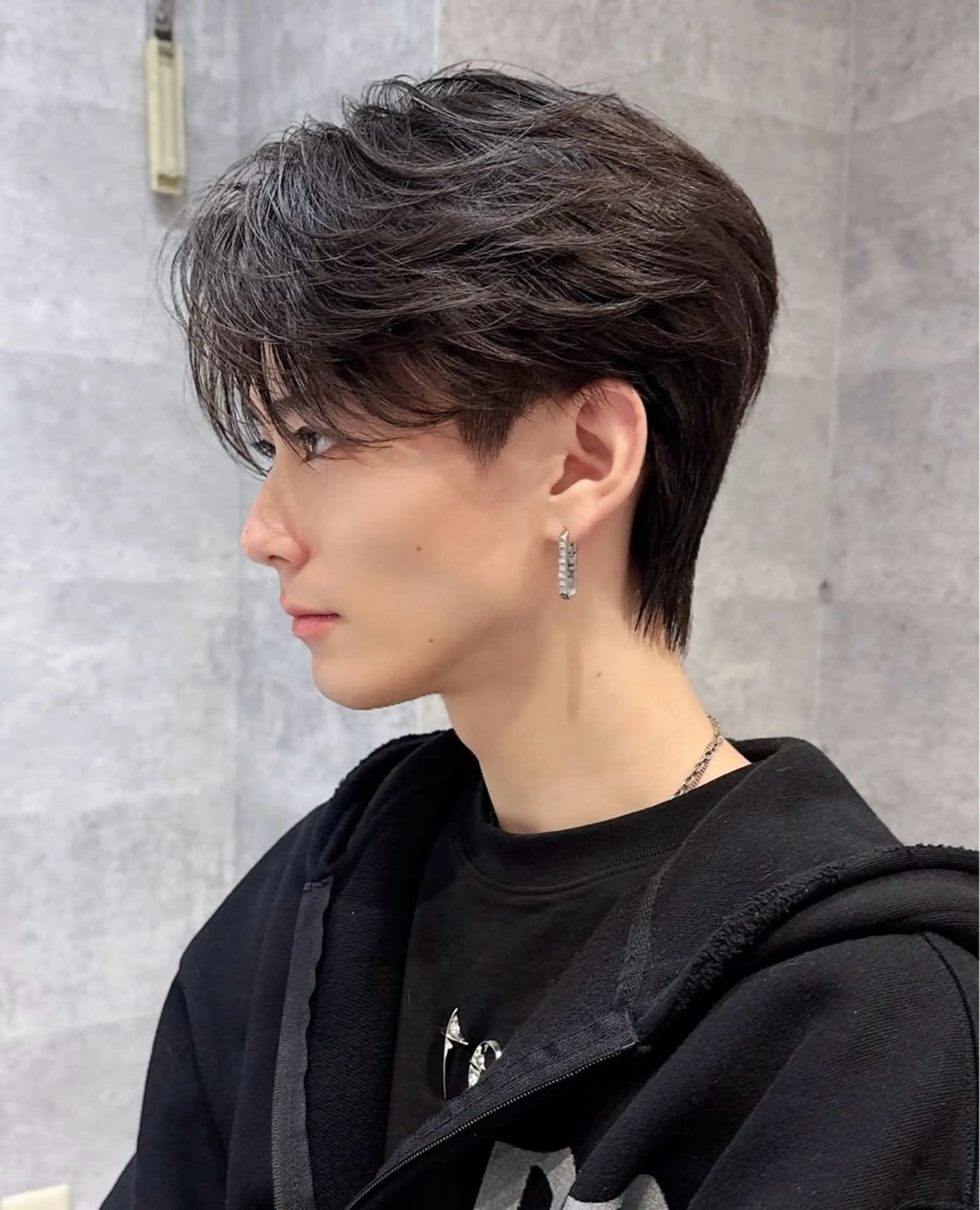 ショート パーマ メンズ カット パーマ メンズ特化/パーマ フェザーパーマ/来星のヘアスタイル