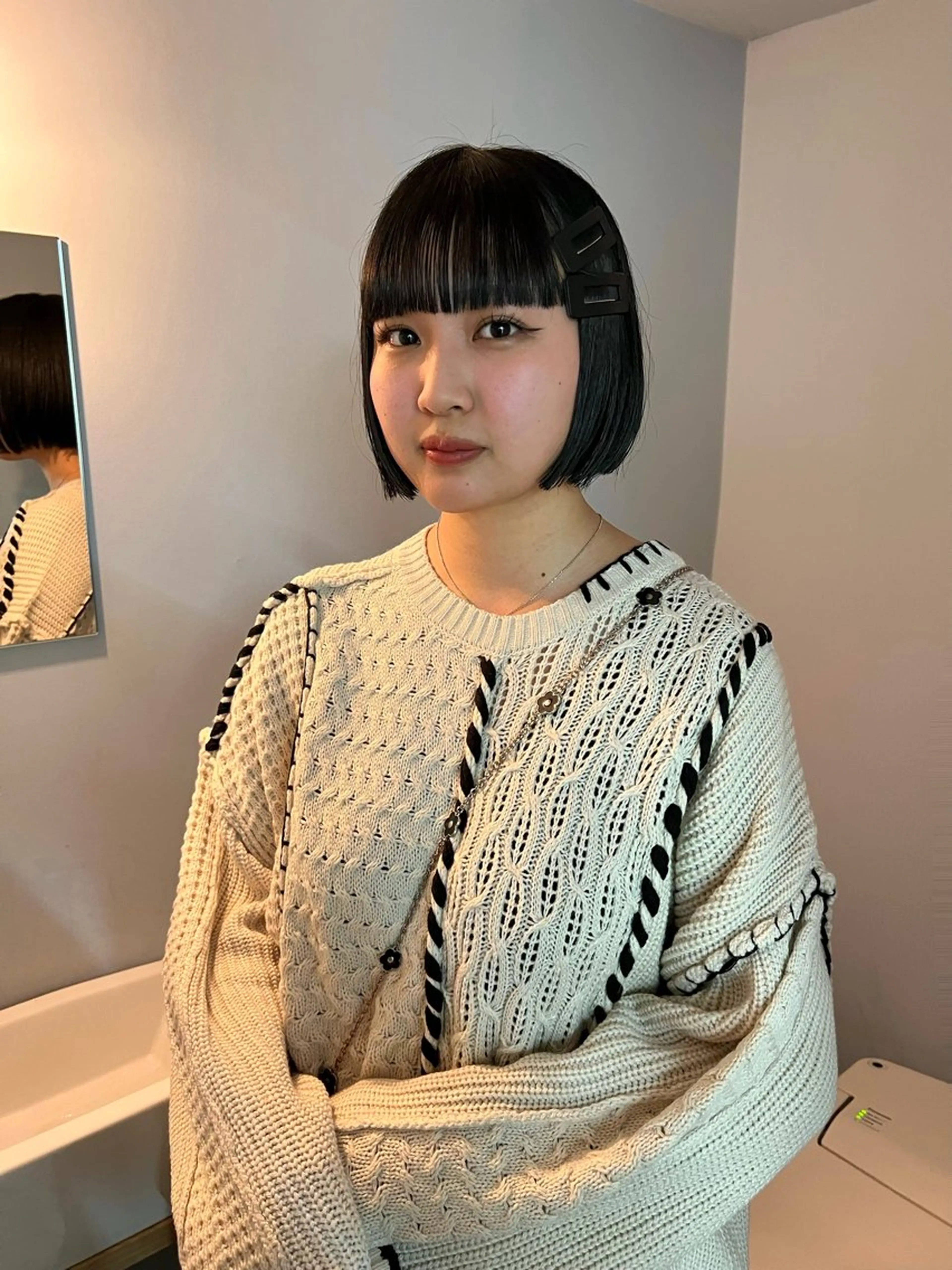 ミディアム 舟橋耀/ブリーチカラ ー/レイヤーカットのヘアスタイル