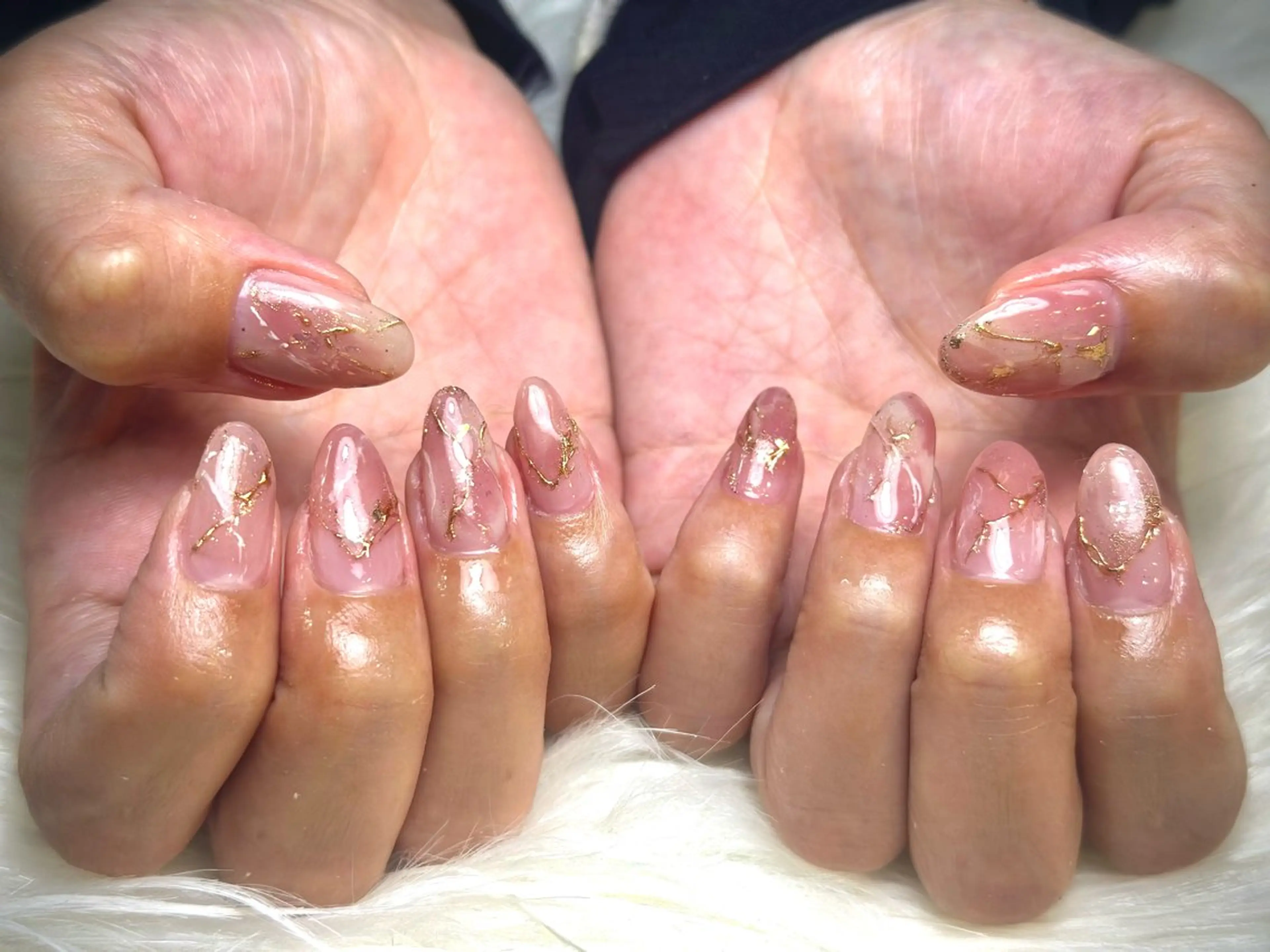 ネイル La vie mi nailニュアンスのネイルデザイン