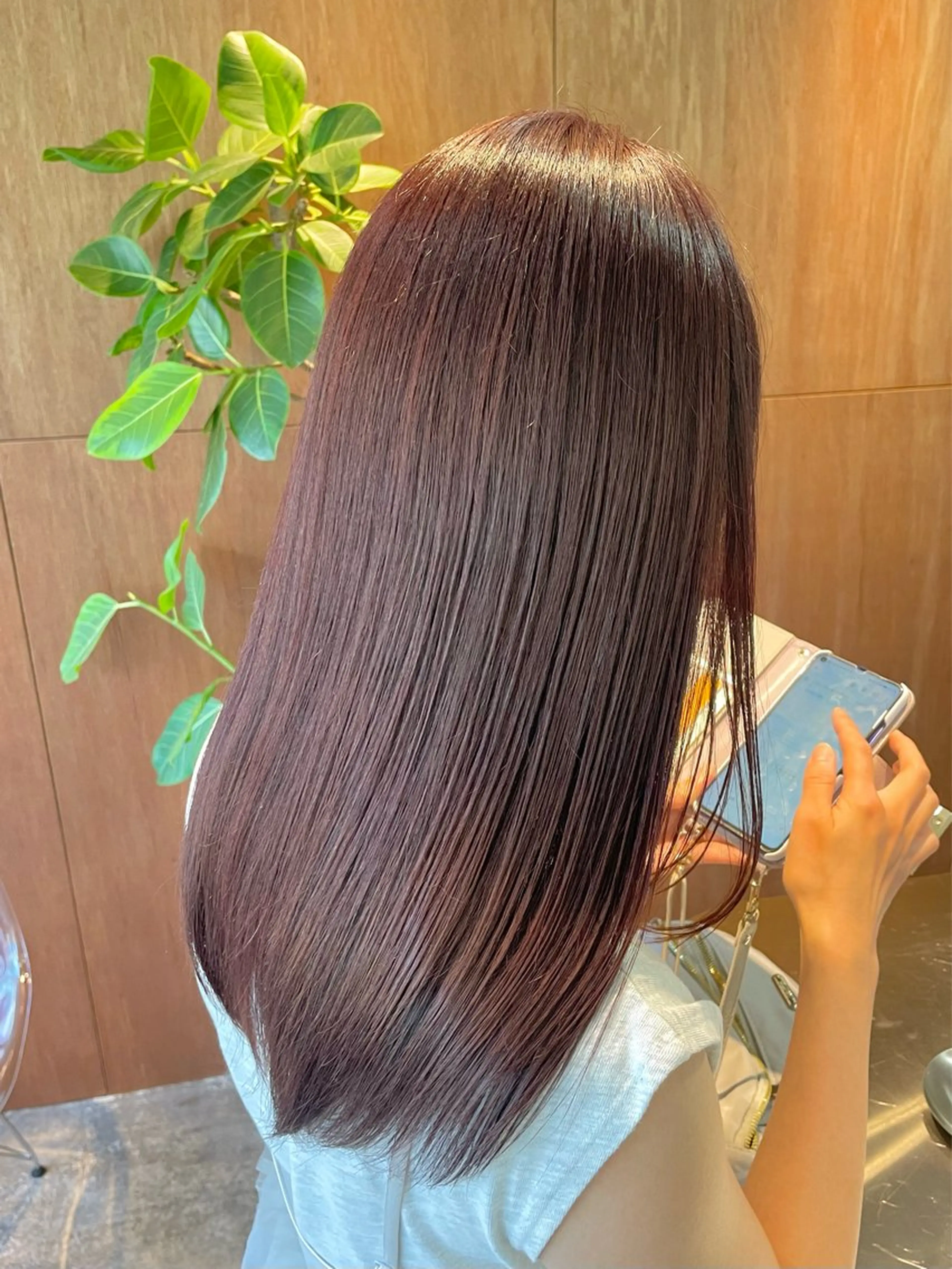 カラー ブラウンカラー ピンクカラー ヘアカラー トリートメント yukii しまむら のぞみのヘアスタイル
