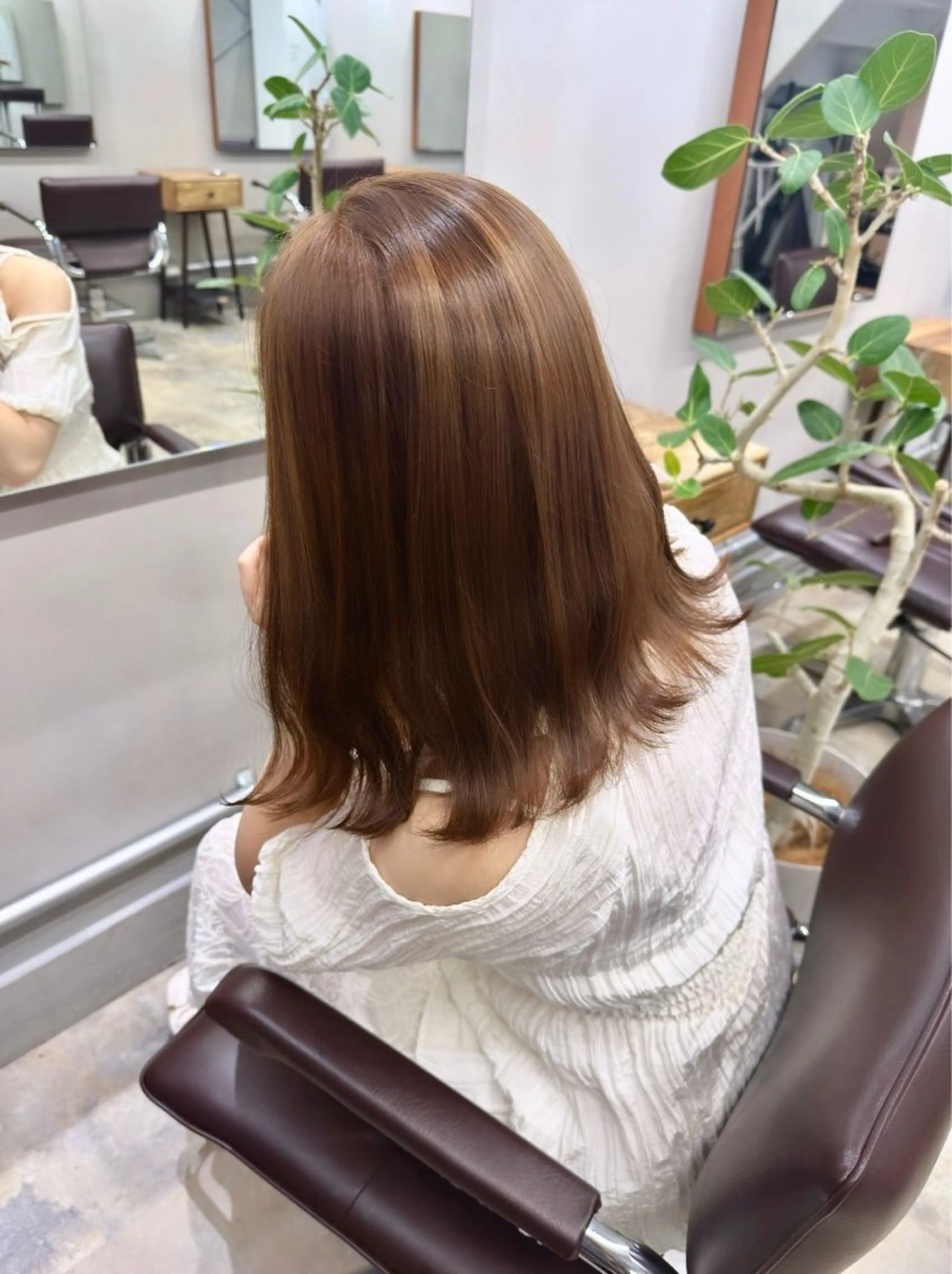 【🧡19時以降限定🧡】ブリーチなしWカラー＋マッサージシャンプー🧴🧼🫧‪の写真